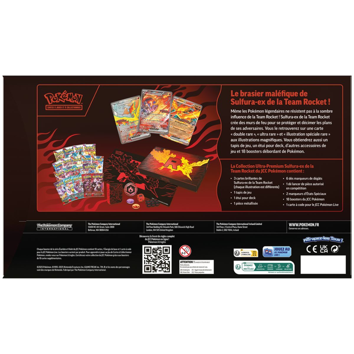 Ultra Premium Box Set – Team Rockets Moltres-ex – Pokémon – FR