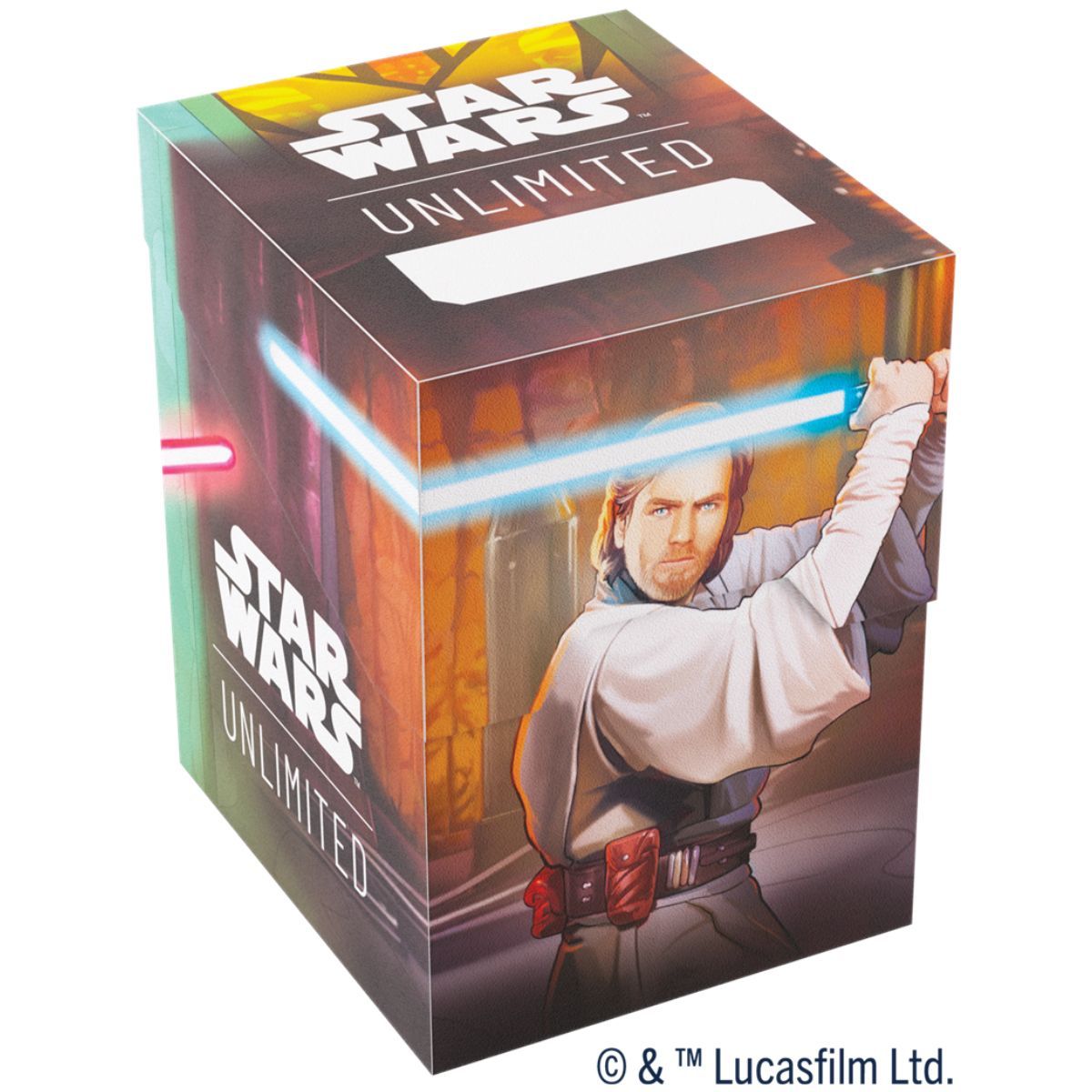 Deck Box - Gamegenic - Star Wars Unlimited - Soft Crate: Obi-Wan/Darth Maul