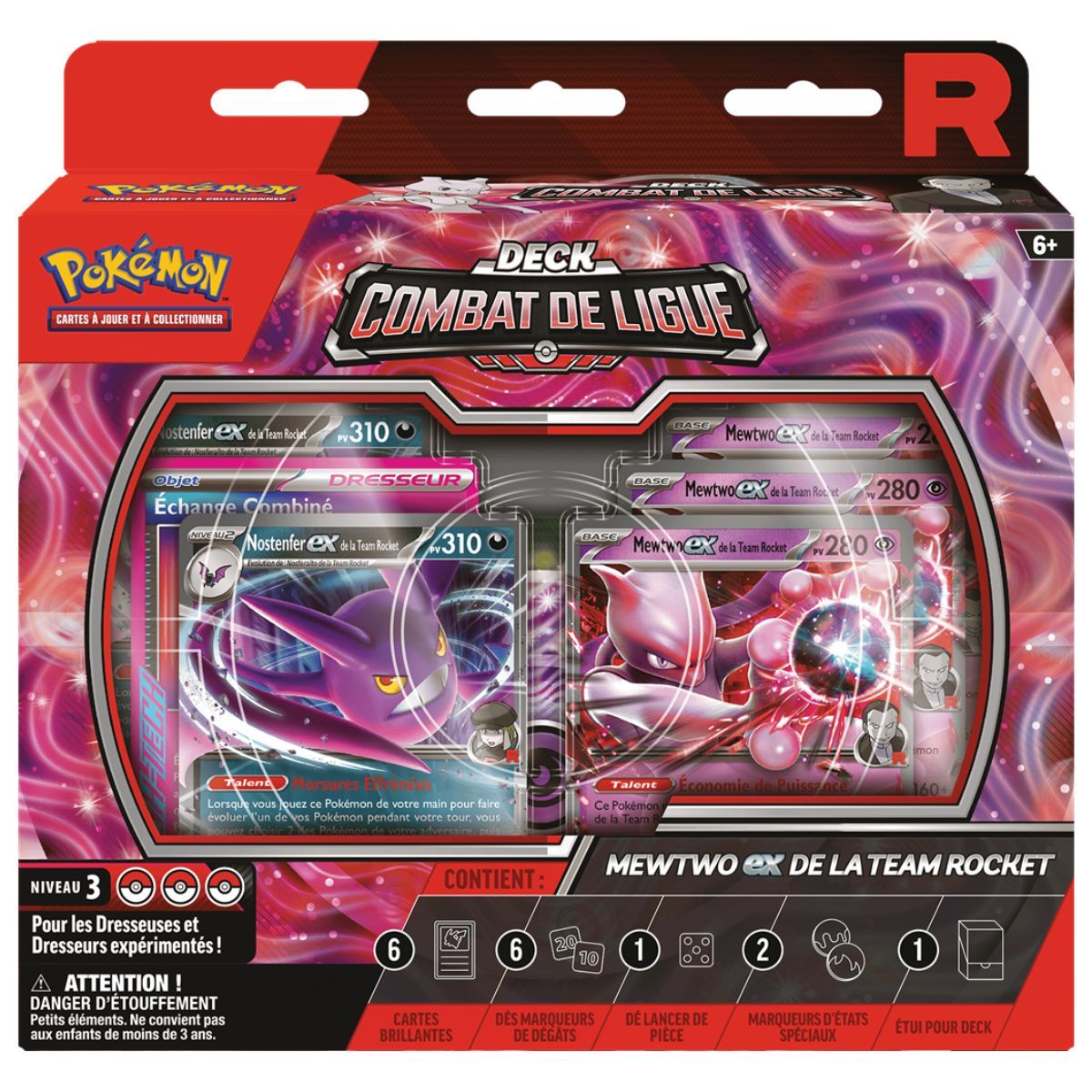 Liga-Kampfdeck – Team Rockets Mewtu-EX – Pokémon – FR