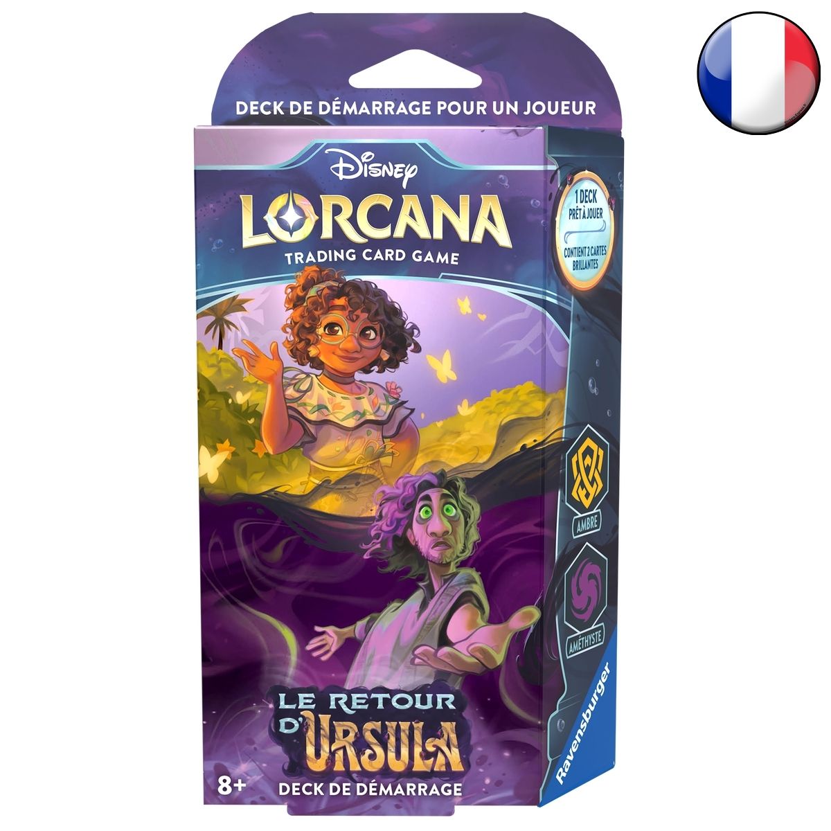 Starter-Deck – Bernstein / Amethyst – FR – Ursula Returns – 1. Druck – Disney Lorcana