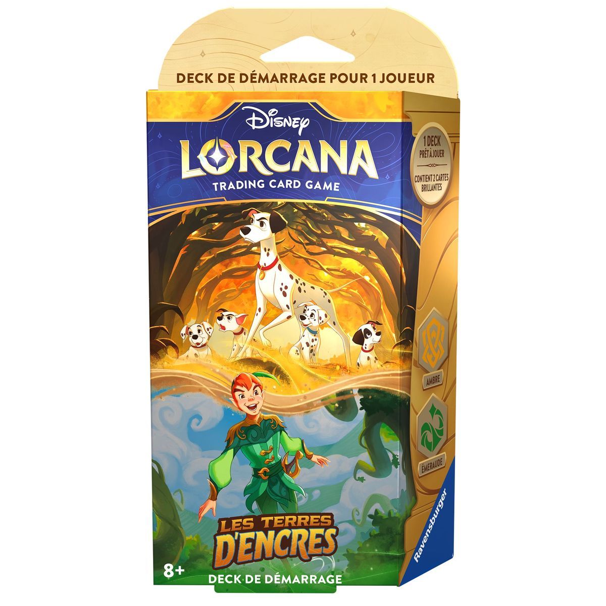 Starter Deck - Peter Pan/Pongo - FR - Les Terres D'encres - 1. Druck - Disney Lorcana