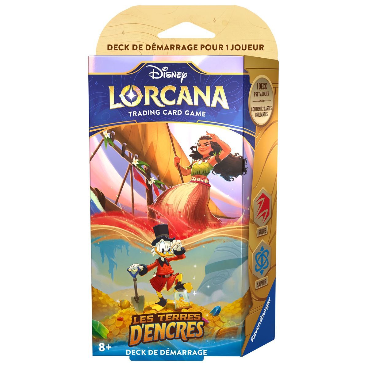 Starter Deck - Moana/Picsou - FR - Les Terres D'encres - 1. Druck - Disney Lorcana