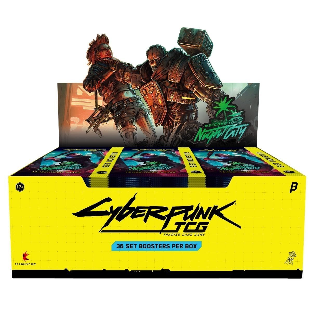 Item Display Beta Willkommen in Night City - 36 Booster - EN - Cyberpunk TCG