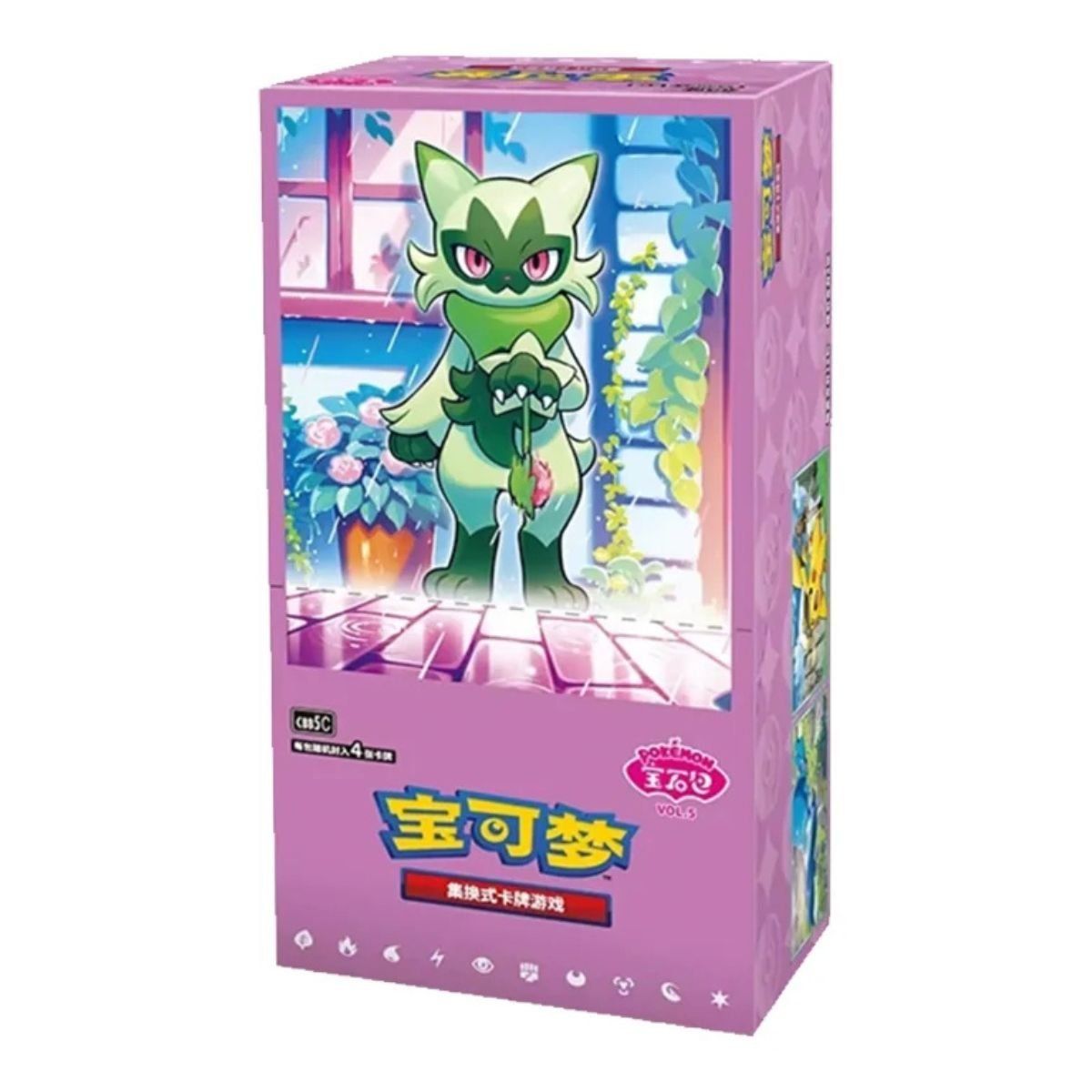 Display Gem Pack Vol. 5 – Box mit 18 Boostern – CHINESISCH – [CBB5C] – Pokémon
