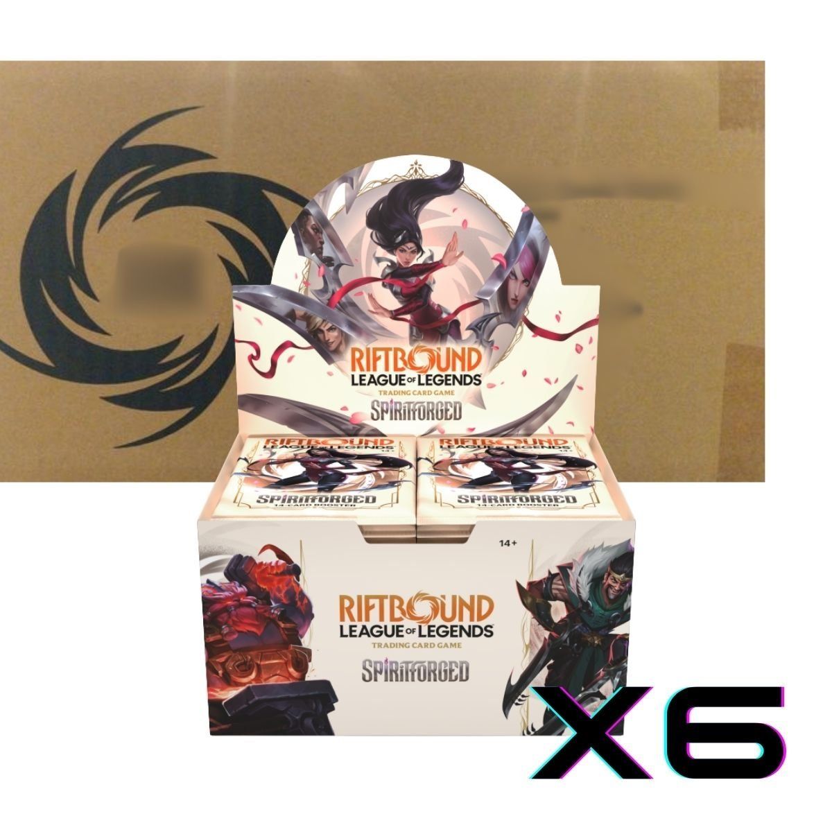 Display-Set 2 Spirits Forged – Versiegelter Karton mit 6 Boxen – FR – Riftbound: LoL TCG