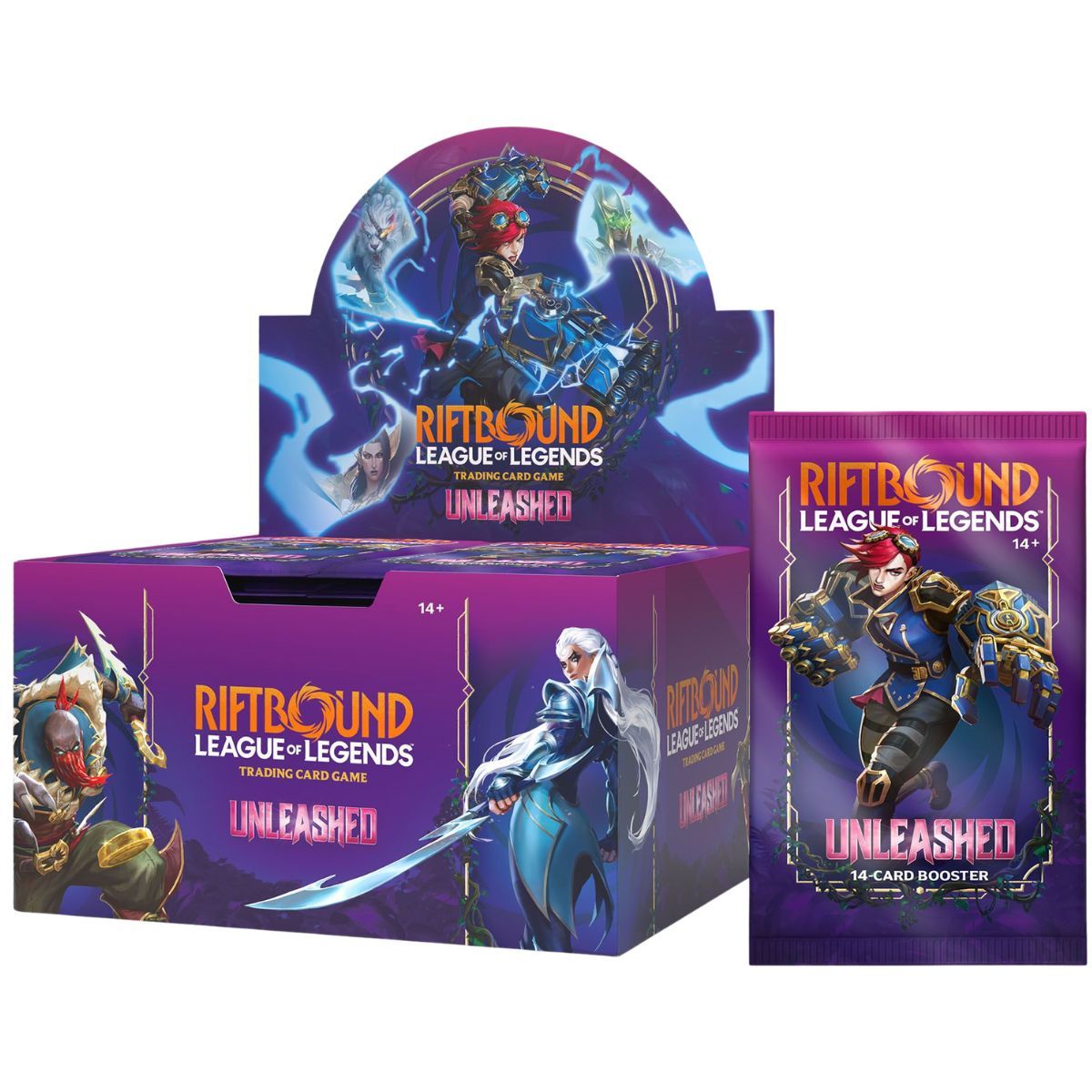 Item Display Set 3 Unleashed – Box mit 24 Boostern – EN – Riftbound: LoL TCG