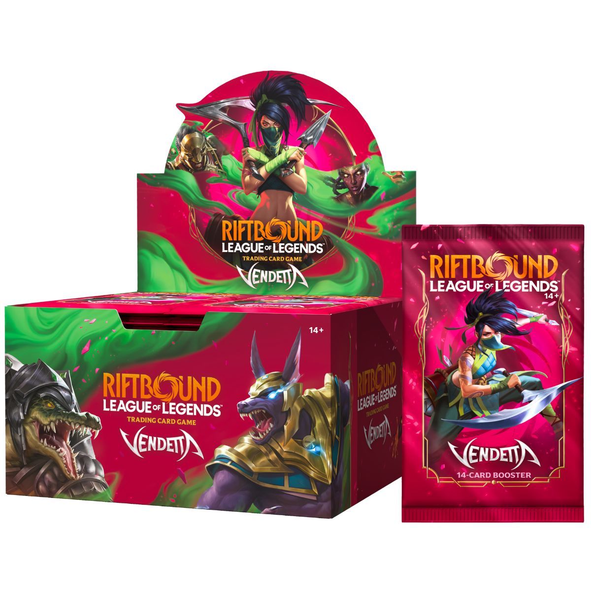 Display-Set 4 Vendetta – Box mit 24 Boostern – EN – Riftbound: LoL TCG