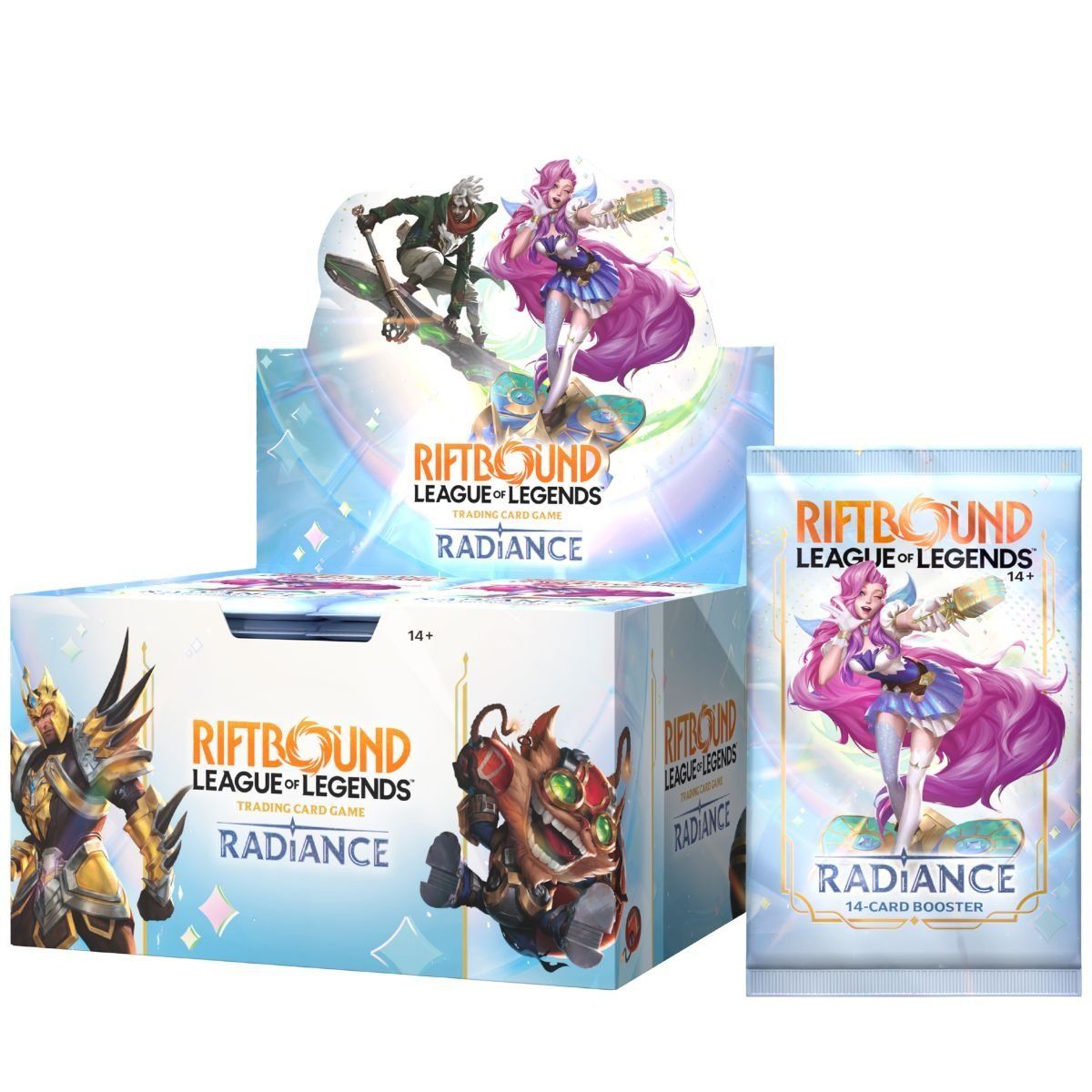 Item Display-Set 5 Radiance – Box mit 24 Boostern – FR – Riftbound: LoL TCG