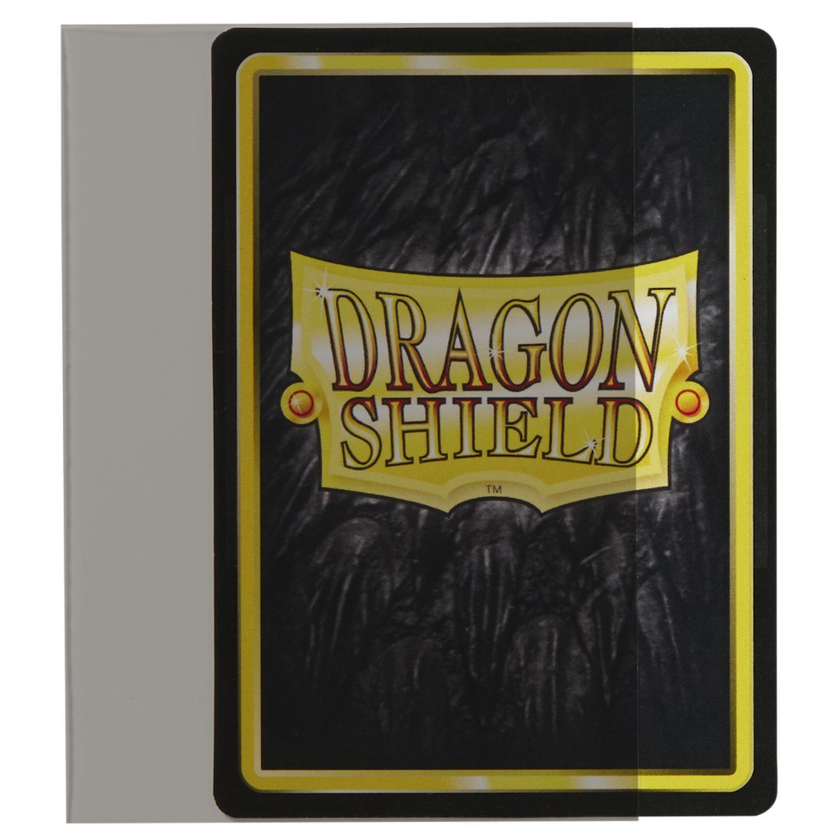 Dragon Shield – 100 Kartenhüllen – Hüllen – perfekte Passform – Standard-Seitenlade transparent/rauchfarben