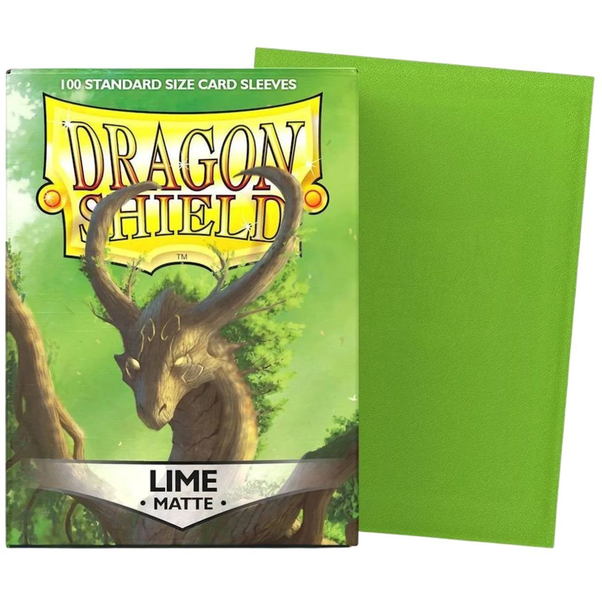 Dragon Shield – 100 Kartenhüllen – Standard Matt – Limette