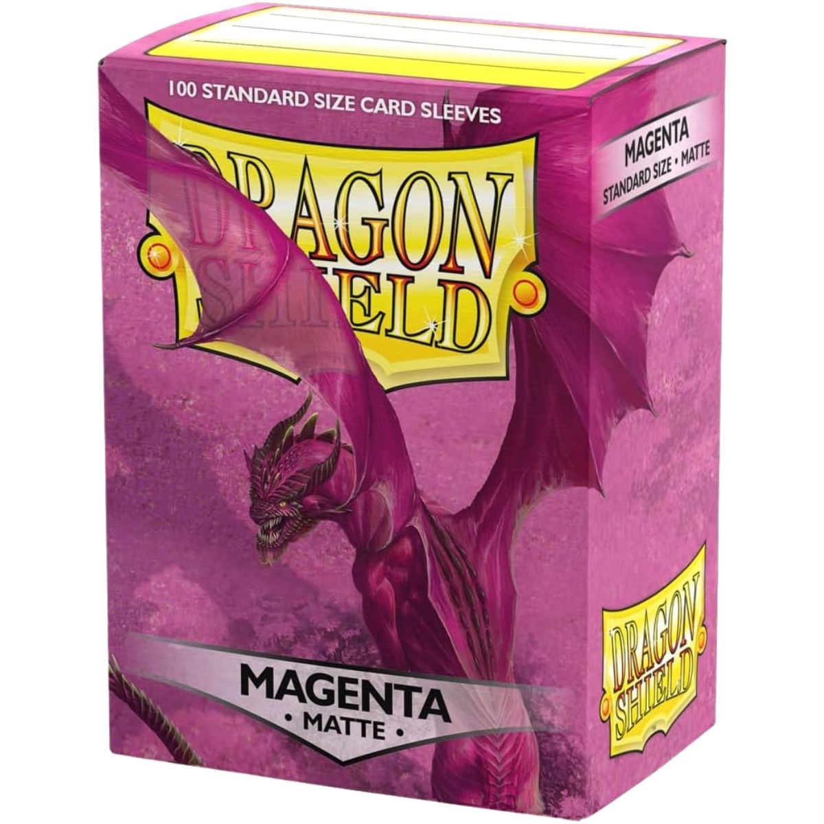 Dragon Shield – 100 Kartenhüllen – Standard Matt – Magenta