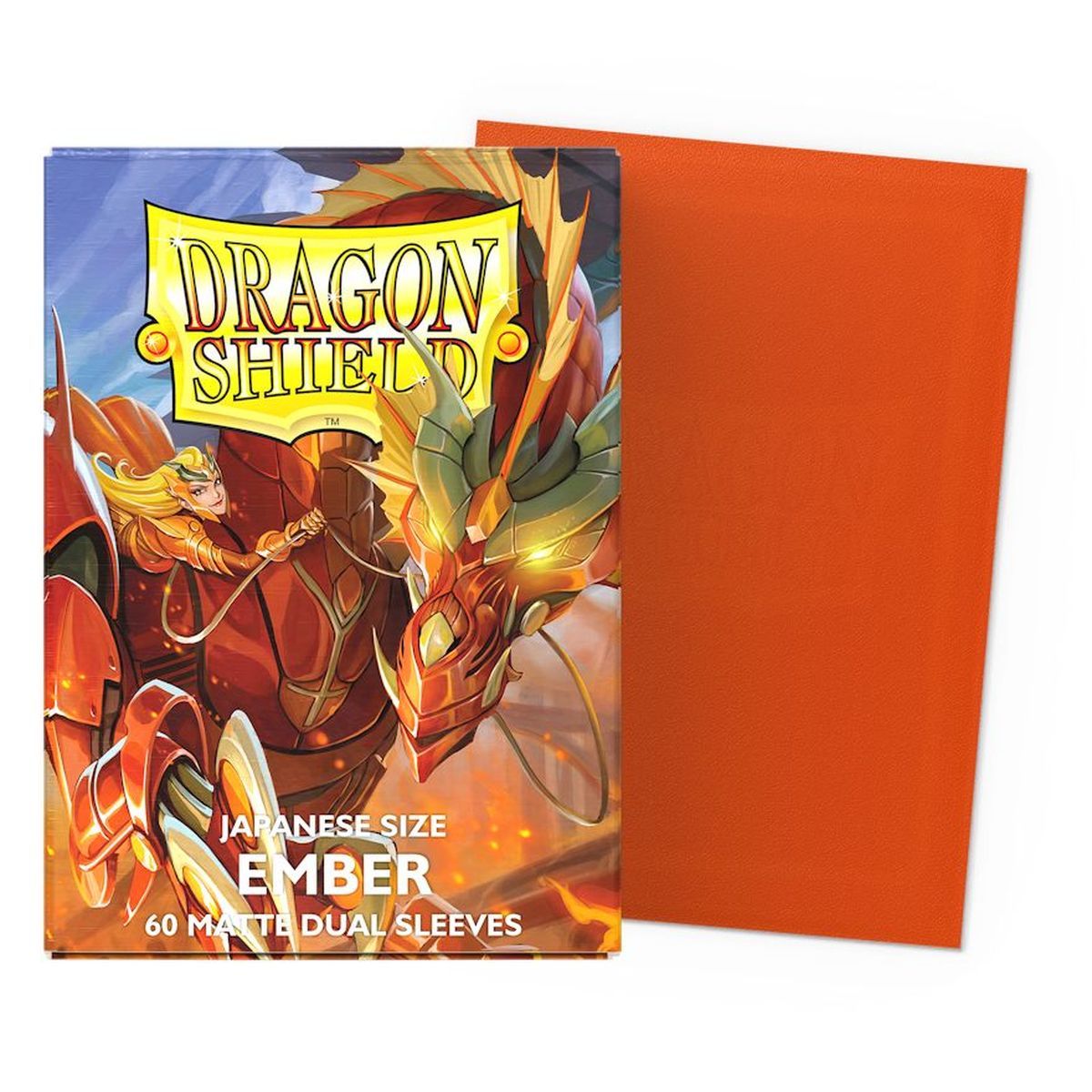 Dragon Shield – 60 Kartenhüllen – Hüllen – Mini Dual Matte – Ember