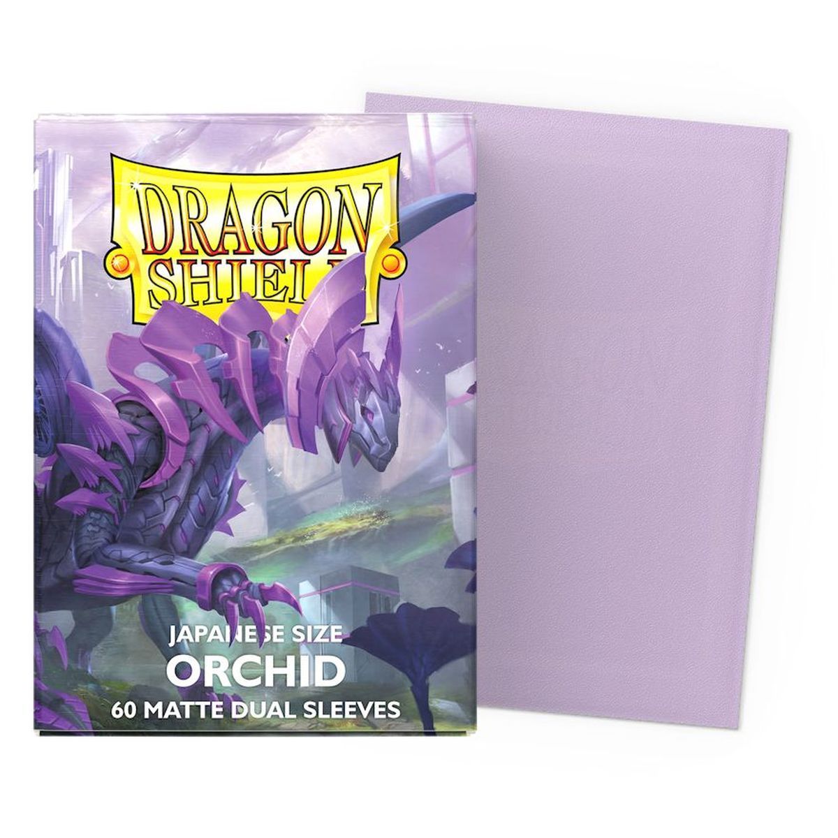 Dragon Shield – 60 Kartenhüllen – Hüllen – Mini Dual Matte – Orchidee