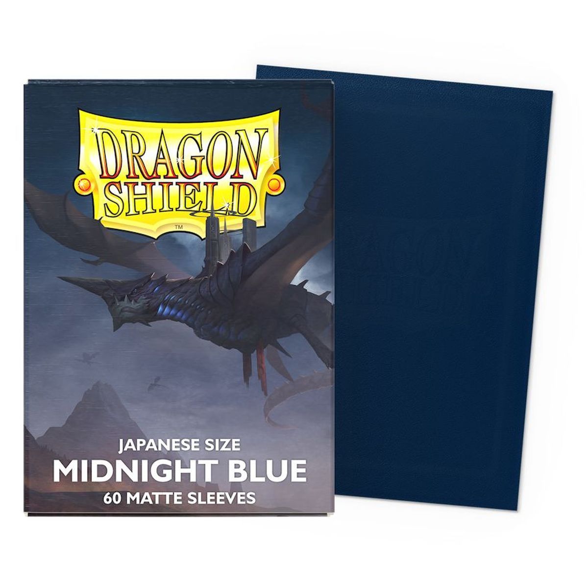 Item Dragon Shield - 60 Kartenhüllen - Hüllen - Mini Matte - Mitternachtsblau