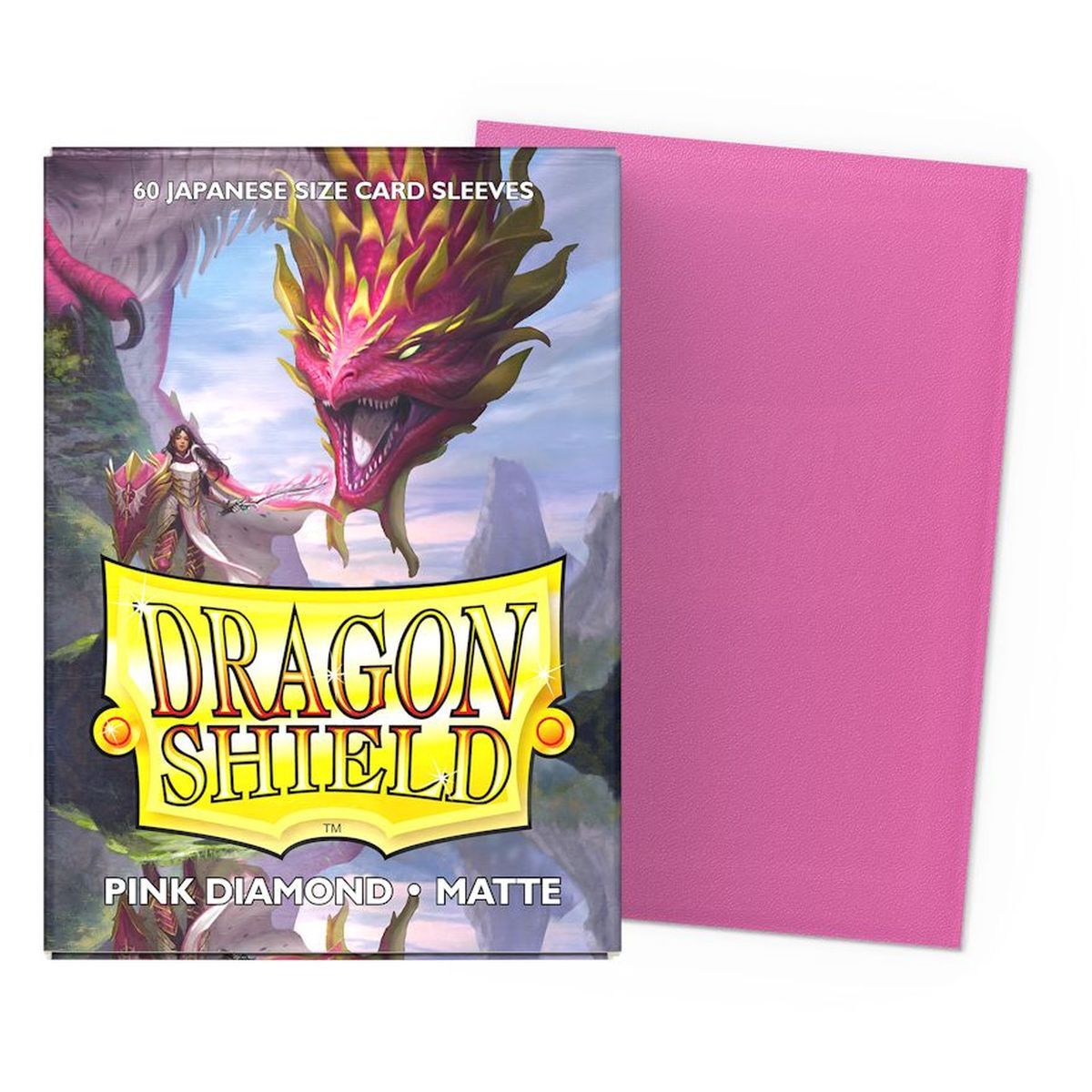 Dragon Shield – 60 Kartenhüllen – Hüllen – Mini: Pink Diamond Matte