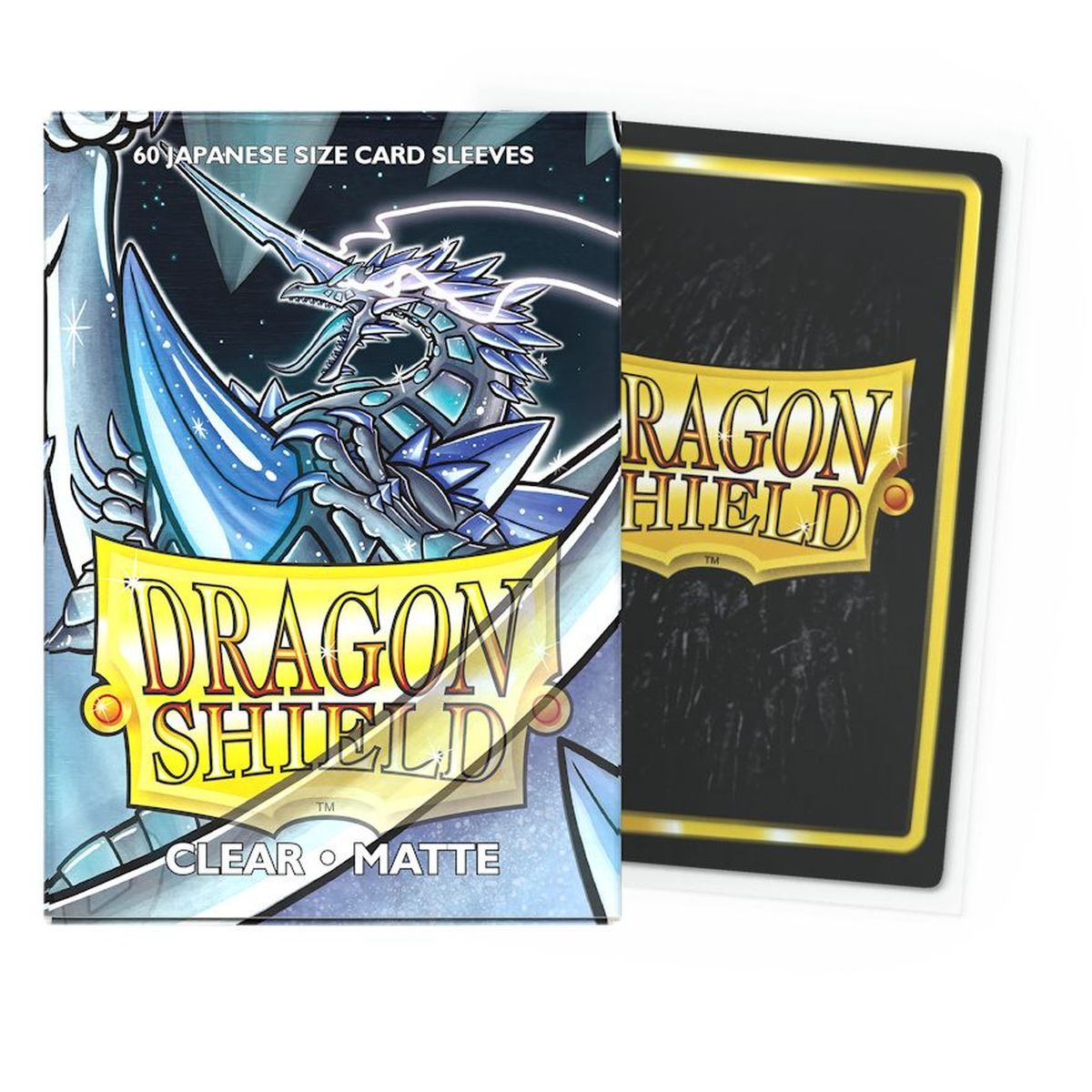 Dragon Shield - 60 Kartenhüllen - Hüllen - Mini: Transparent Matt