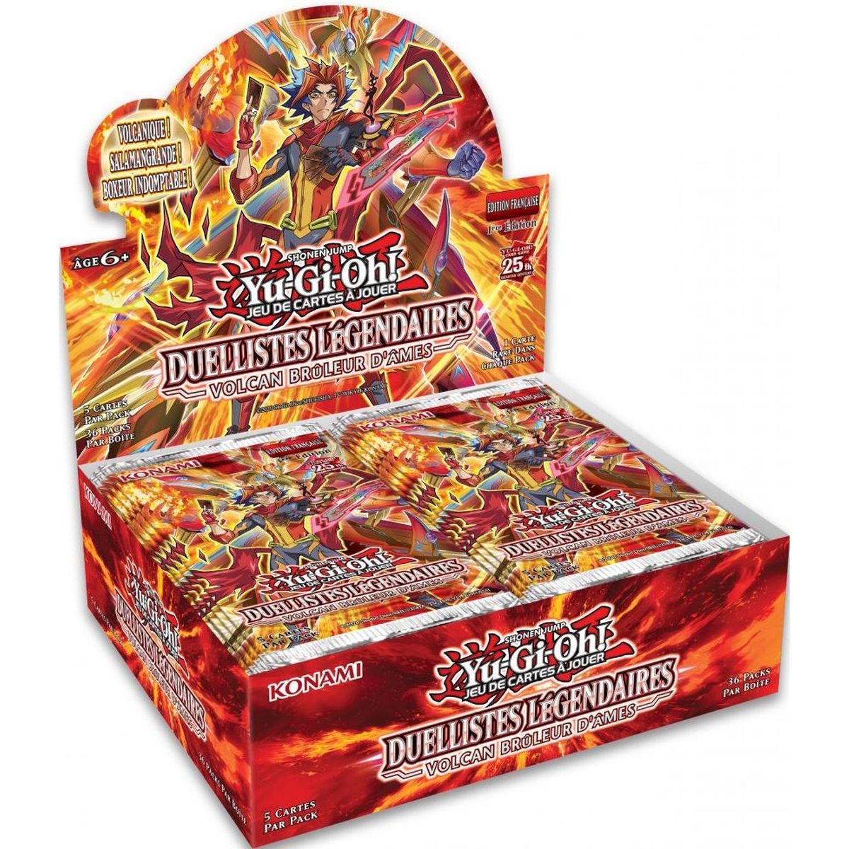 Legendary Duelists: Soulburner Volcano – FR – Booster Box – LD10-FR – 1. Druck – Yu-Gi-Oh!