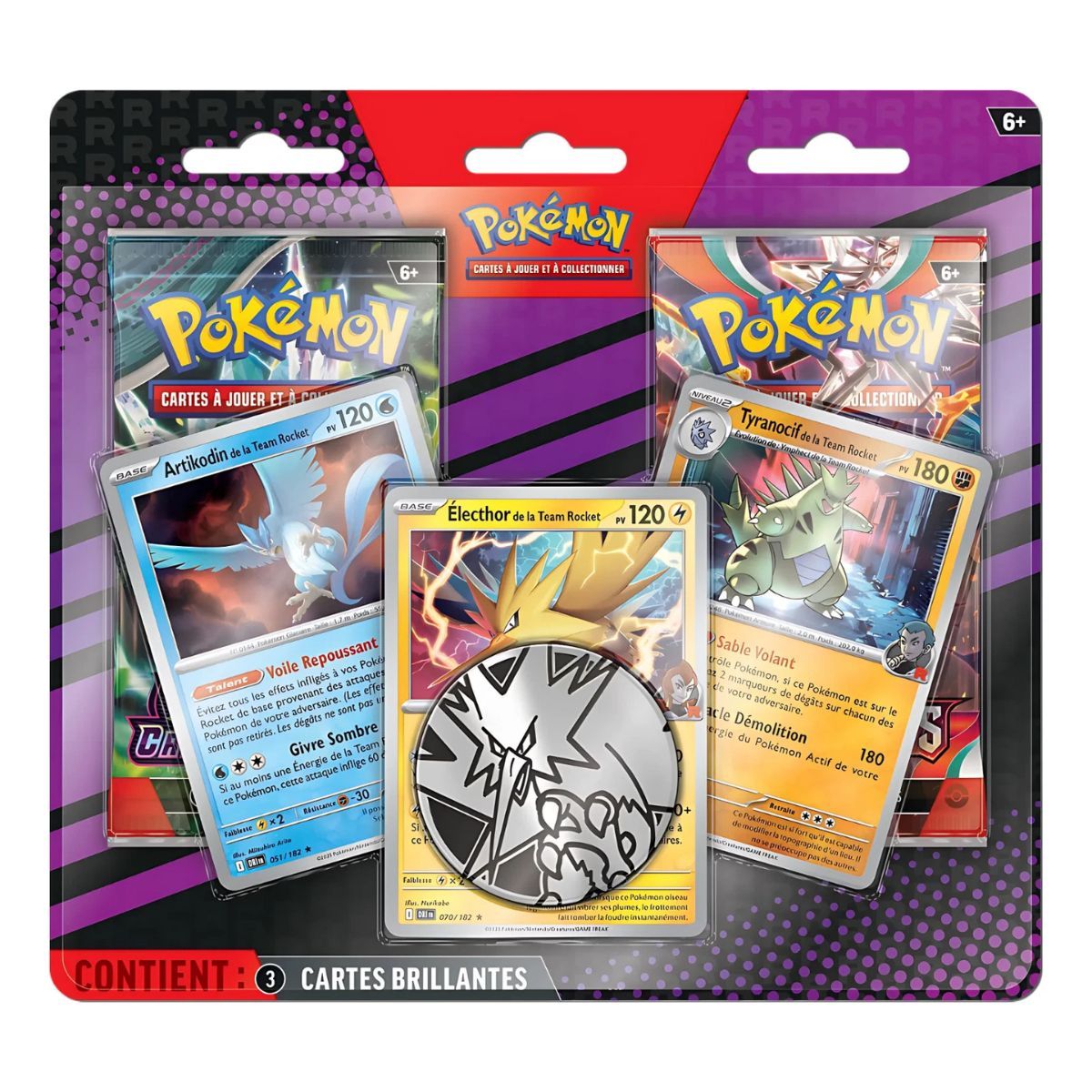 Item Team Rockets Arktos, Zapdos und Despotar Duo Pack - FR - [EV03][EV06] - Pokémon
