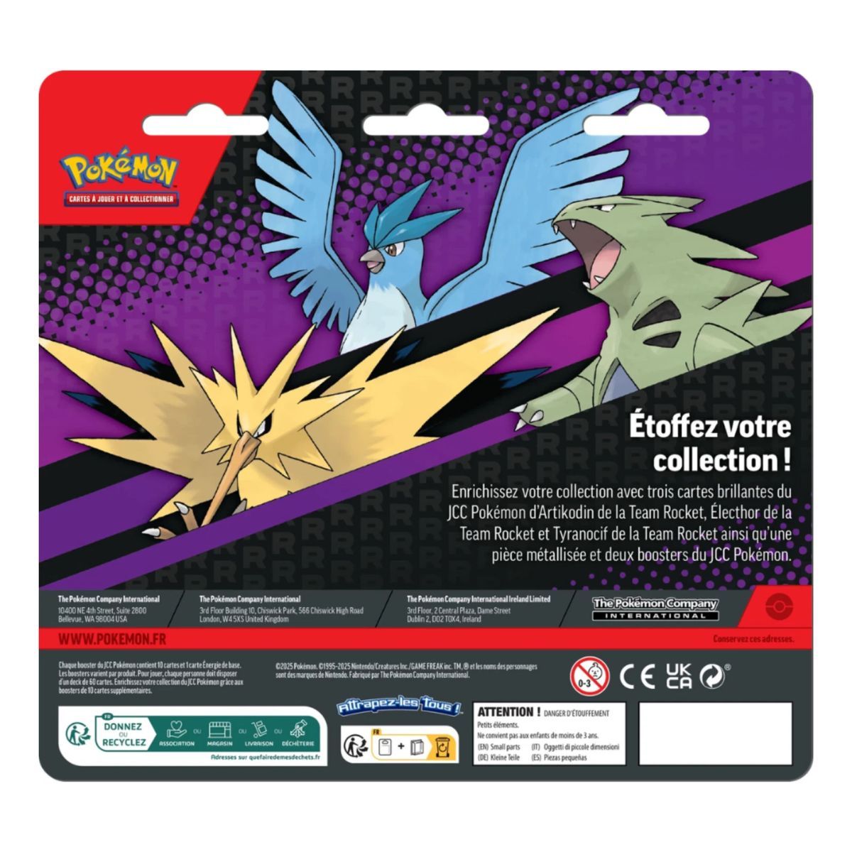 Team Rockets Arktos, Zapdos und Despotar Duo Pack - FR - [EV03][EV06] - Pokémon