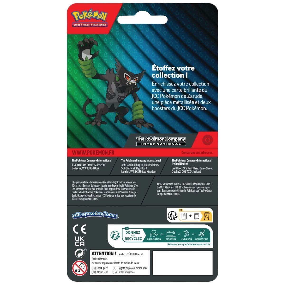 Duopack Raikou - FR - [EV09][ME02] - Pokémon - 2 Boosterpacks Q1 2026