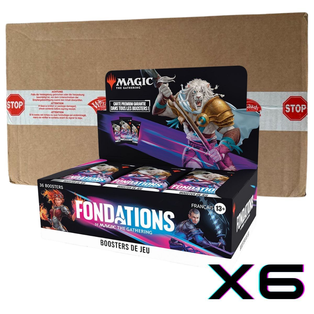 Item FND Foundations – Box mit 6 Game-Booster-Boxen – Magic the Gathering