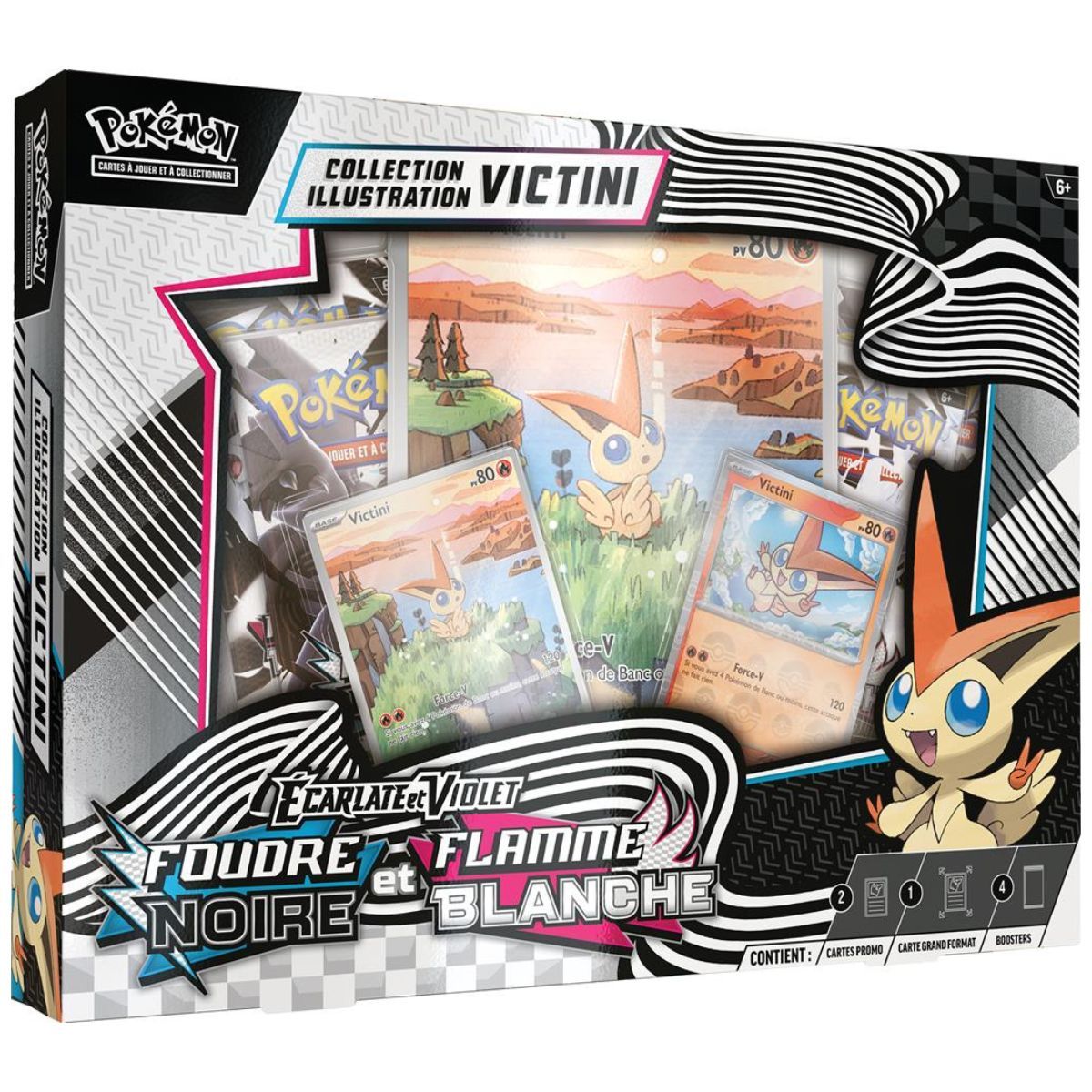Item Schwarzer Blitz & Weiße Flamme - Victini Illustration Box - Pokémon - FR - [SV10.5][EV10.5]