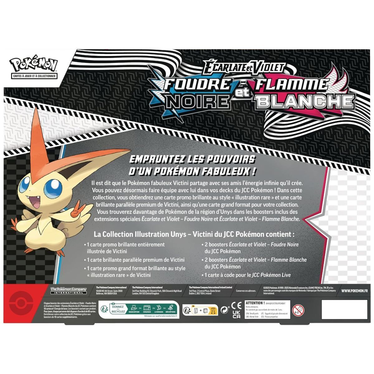 Schwarzer Blitz & Weiße Flamme - Victini Illustration Box - Pokémon - FR - [SV10.5][EV10.5]