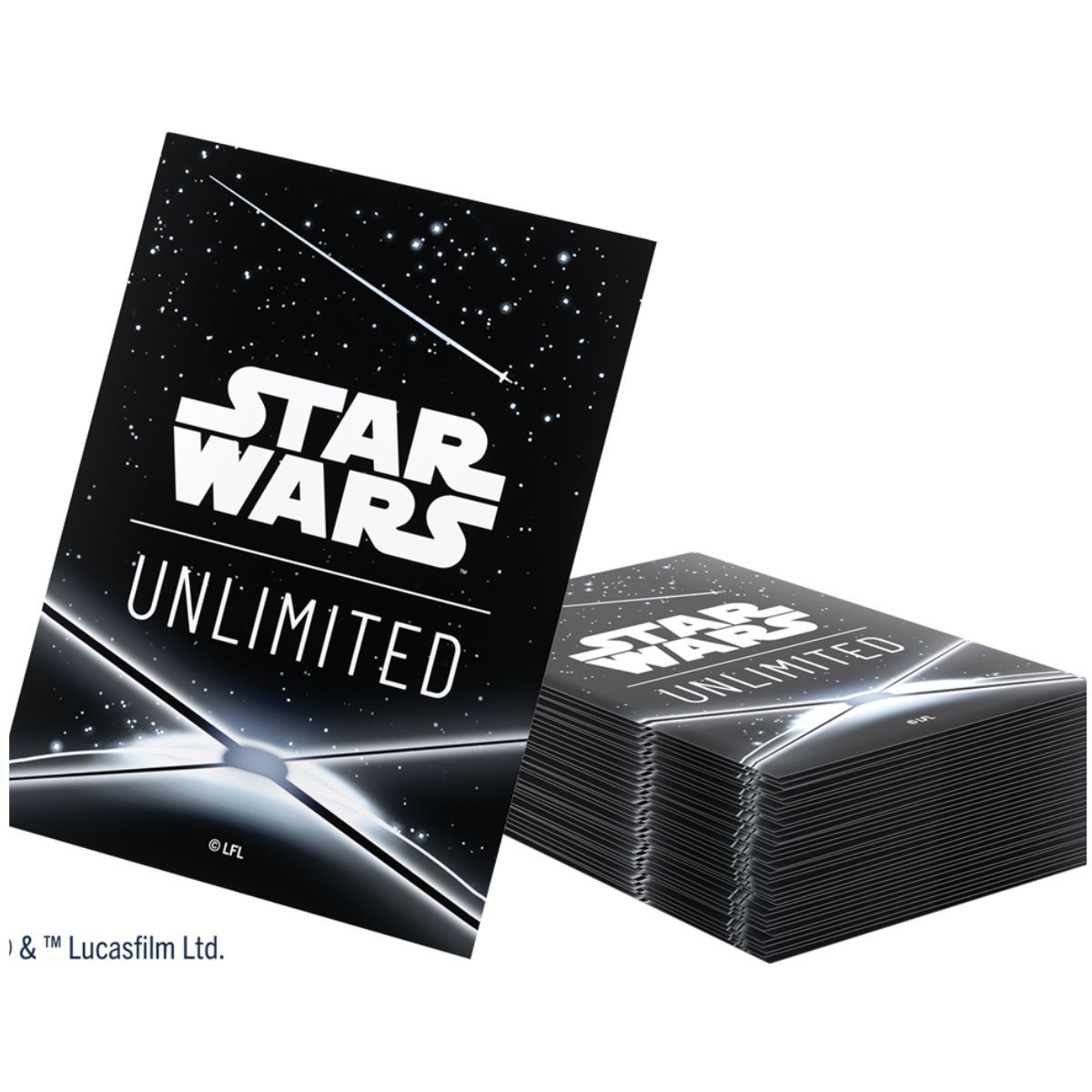 Gamegenic - Card Protectors - Sleeves - Star Wars Unlimited - Card Back Black