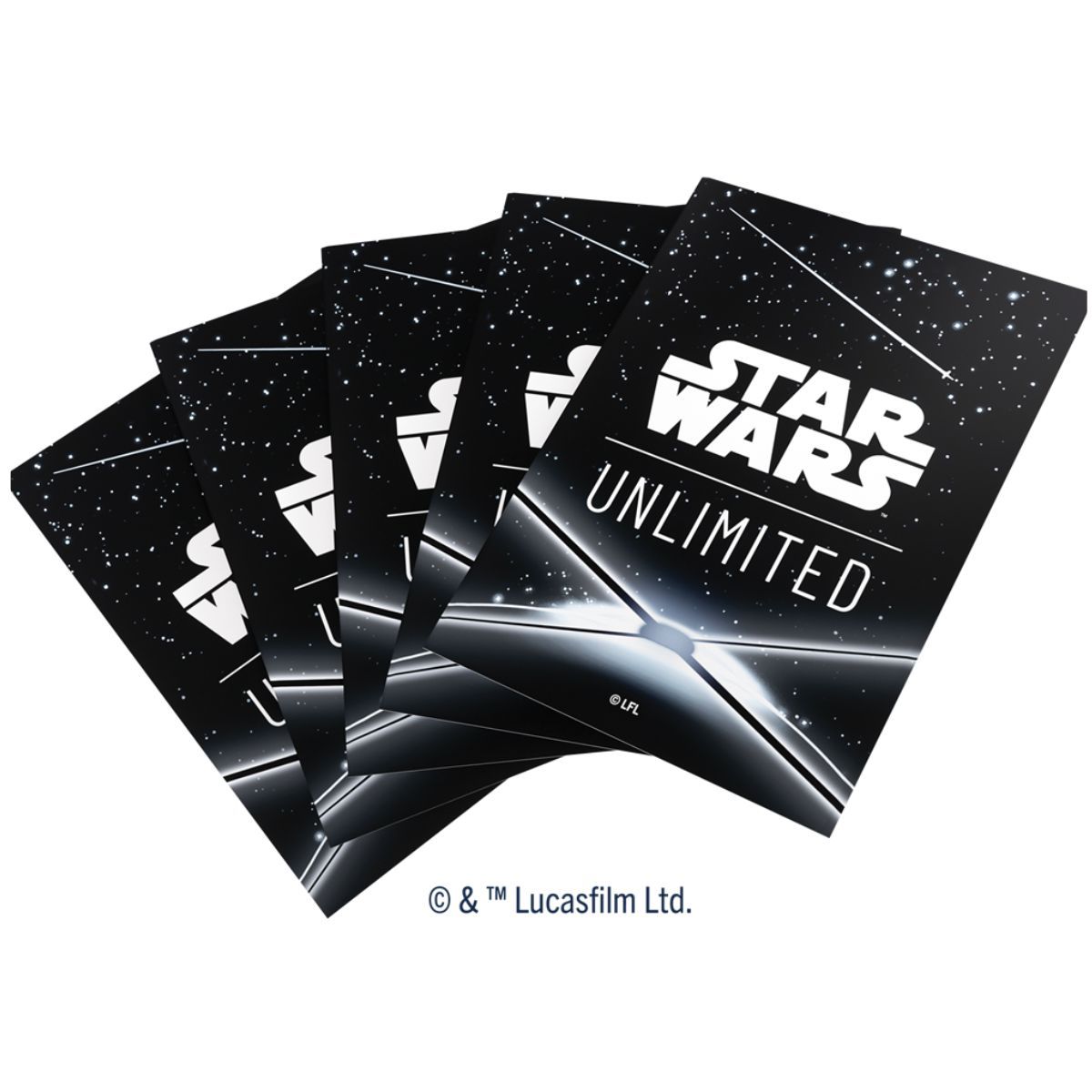 Gamegenic - Card Protectors - Sleeves - Star Wars Unlimited - Card Back Black