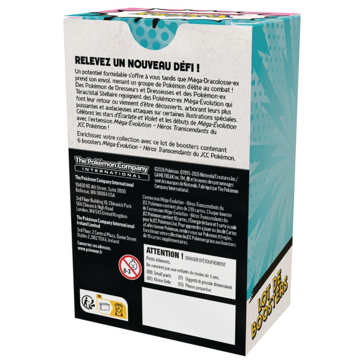 Transzendente Helden - Paket mit 6 Boostern [ME2.5] - Pokémon - FR - Mega-Entwicklung [ME02.5]