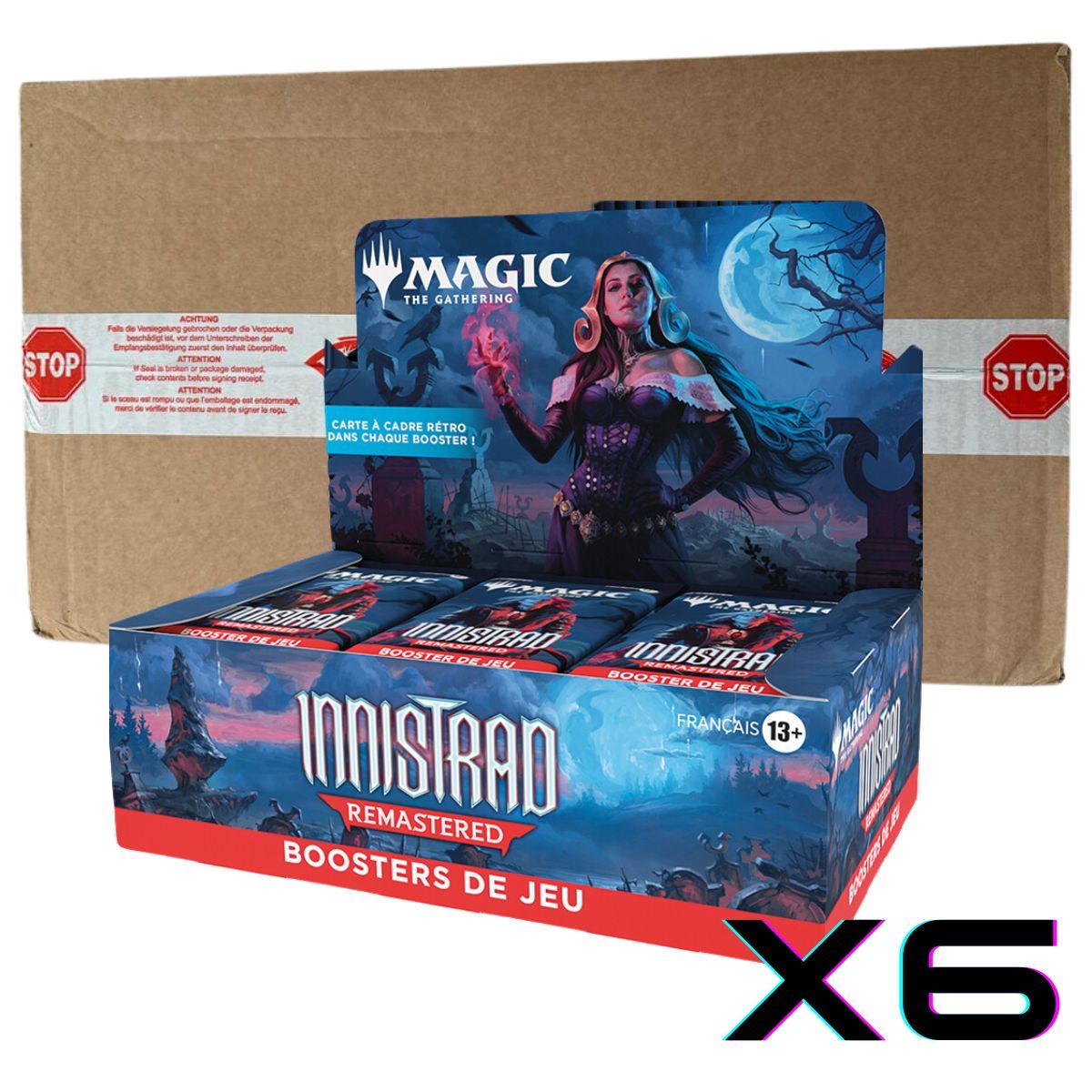 Item Innistrad Remastered INR – Karton mit 6 Game-Booster-Boxen – Magic the Gathering