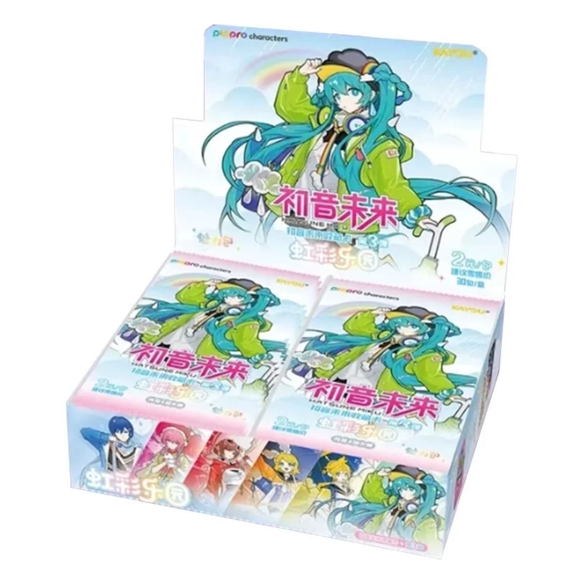 Kayou 110 – Box mit 30 Boostern – Hatsune Miku Rainbow Paradise – CH