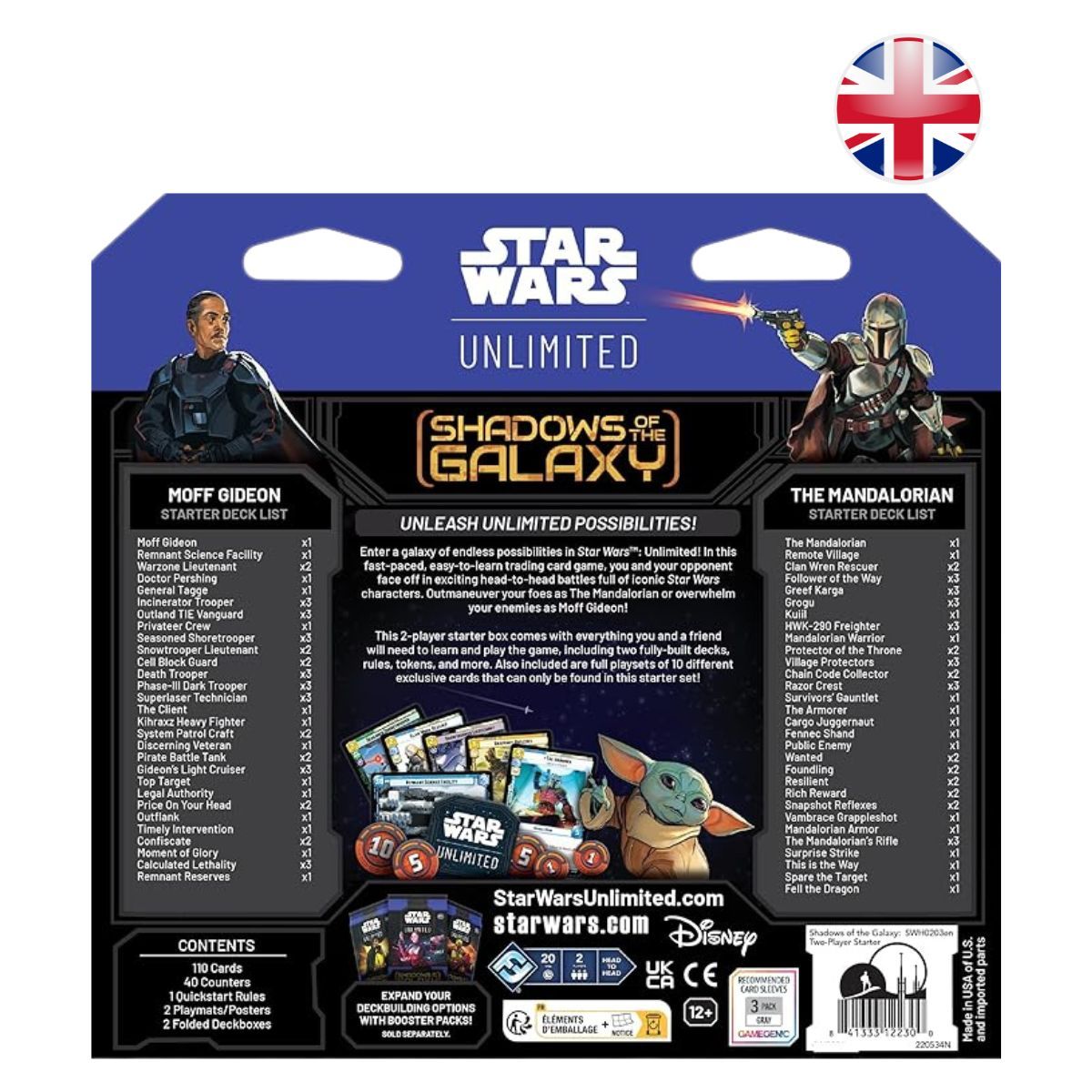 2-Spieler-Starterkit – Shadows of the Galaxy – DE – Star Wars – SWU2