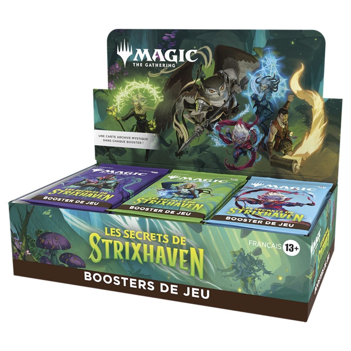 Item Die Geheimnisse von Strixhaven – FR – Box mit 30 Spielboostern – Magic: The Gathering – SOS