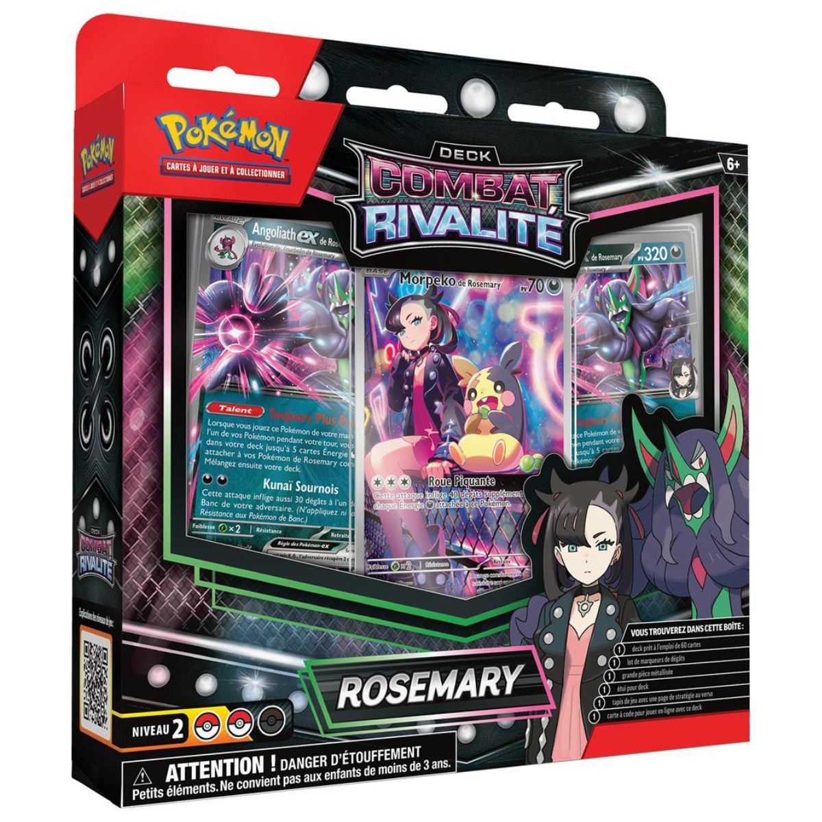 Set mit 2 Rivalry Battle Decks – Rosemary/Brick – Pokémon – FR