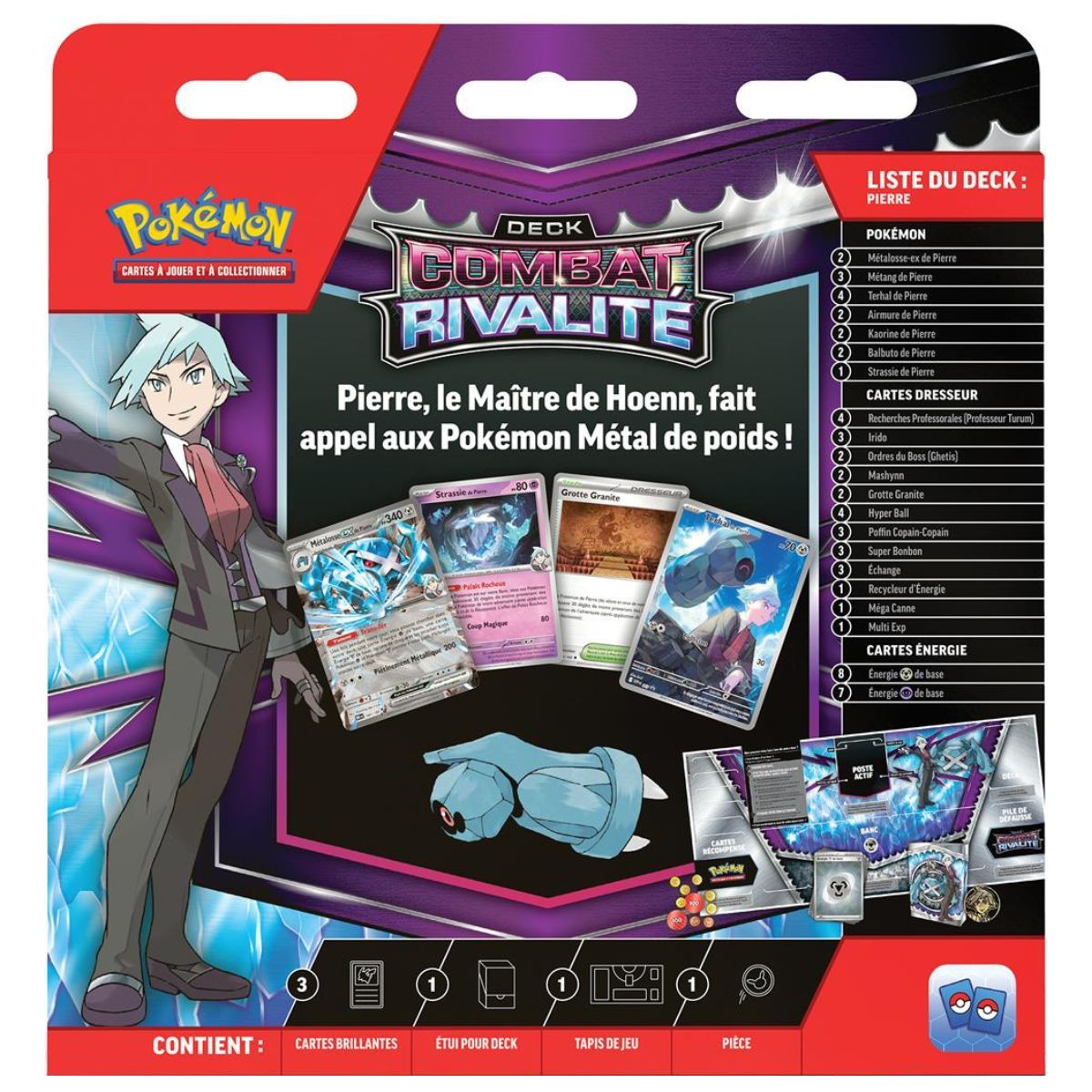 Set mit 2 Rivalry Battle Decks – Rosemary/Brick – Pokémon – FR