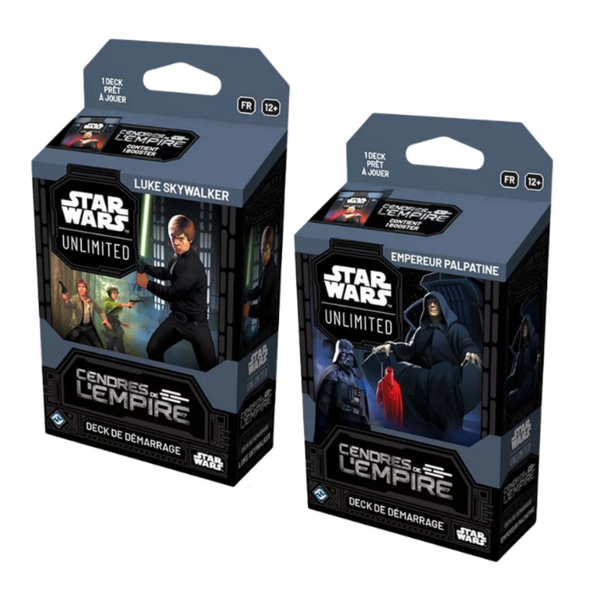 Item Set mit 2 Starterdecks – Ashes of the Empire – FR – Star Wars Unlimited – SWU8