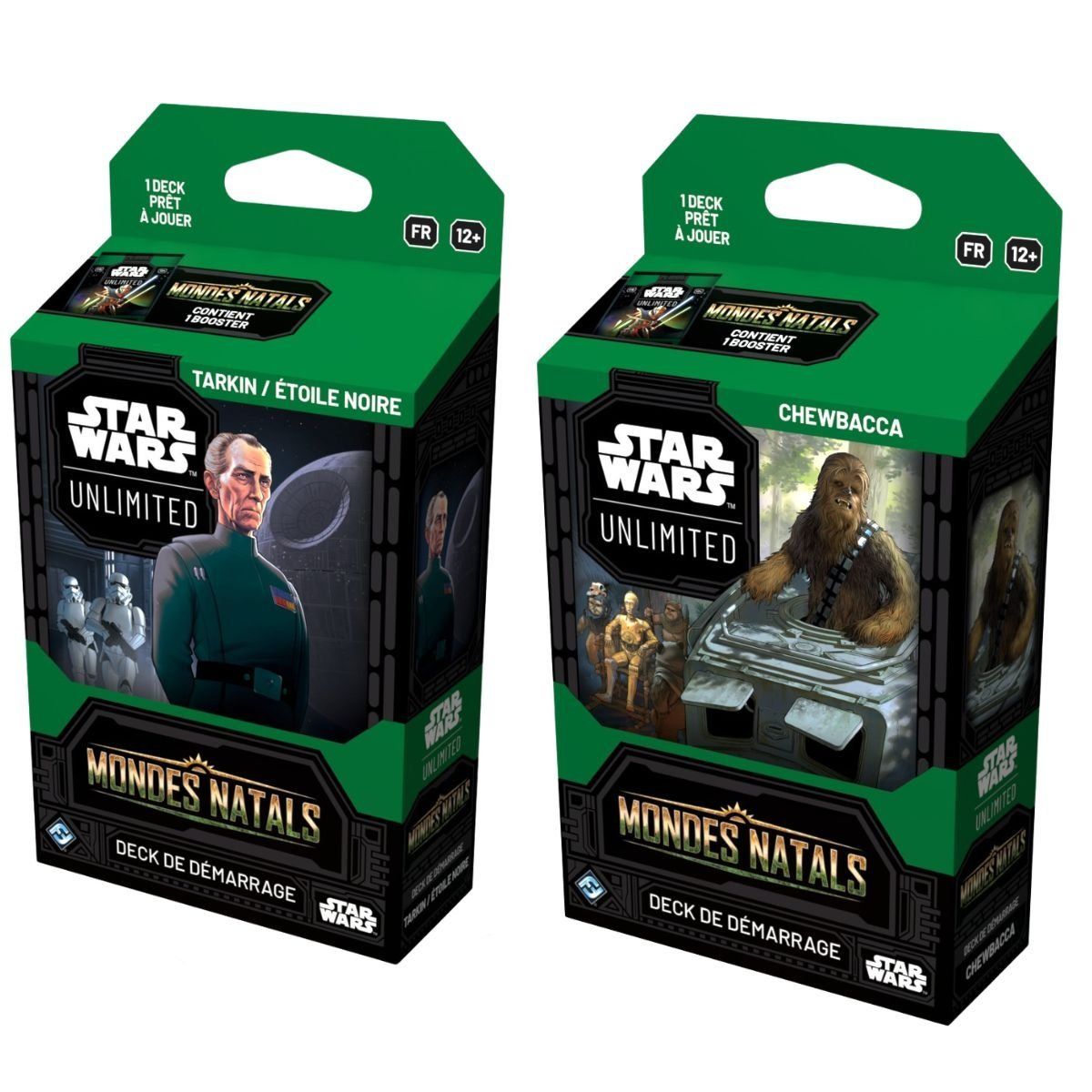 Item Set mit 2 Starterdecks – Homeworlds – FR – Star Wars Unlimited – SWU9