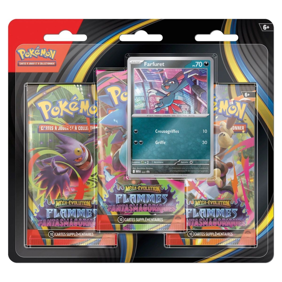 Dreierpack Sniebel & Weavile – Gruselige Flammen – FR – [ME02] [ME2] – Pokémon