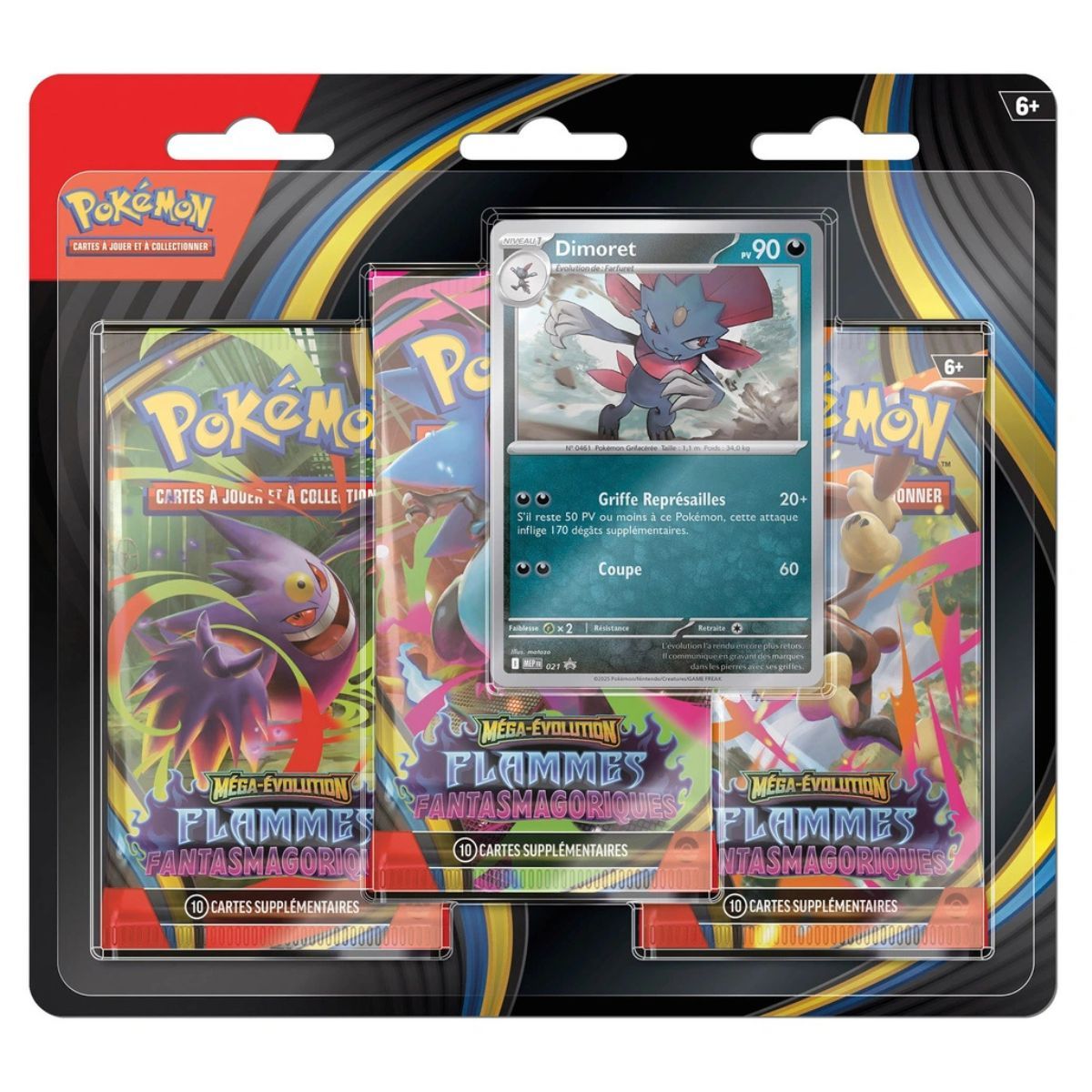 Dreierpack Sniebel & Weavile – Gruselige Flammen – FR – [ME02] [ME2] – Pokémon