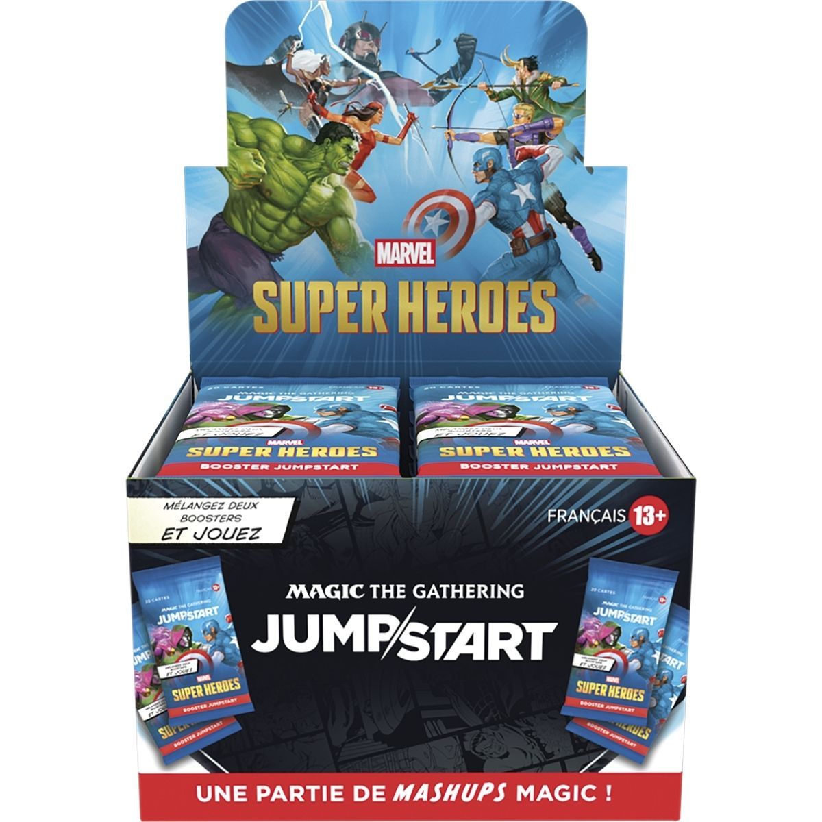 Marvel Super Heroes – FR – Display Booster Jumpstart – Magic: The Gathering – MSH