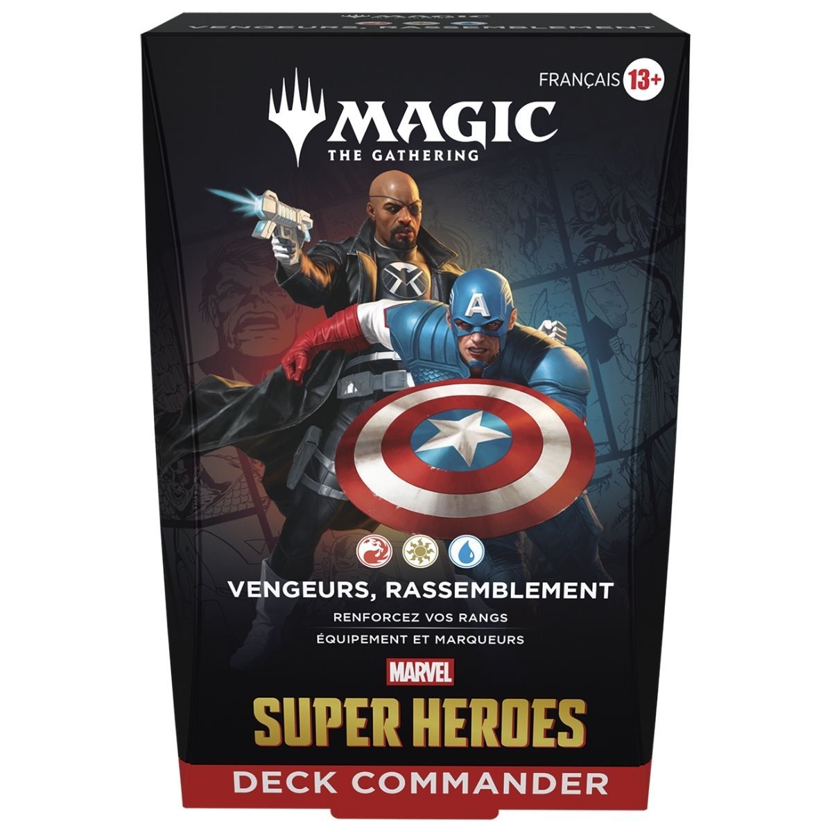 Marvel Superhelden – FR – Set mit 4 Commander-Decks – Magic: The Gathering – MSH
