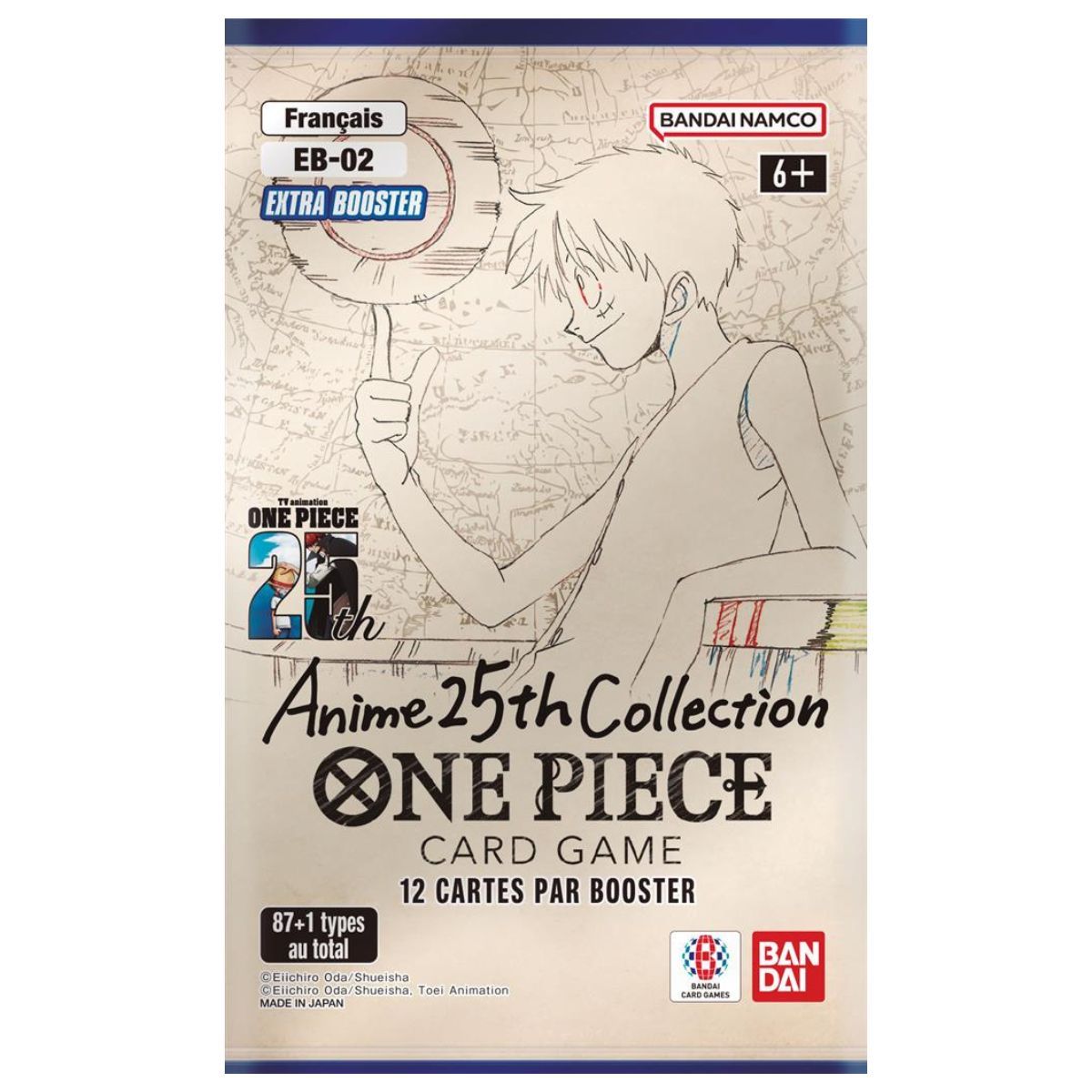 One Piece CG – EB02 – Anime 25. Kollektion – Box mit 24 Boostern – FR