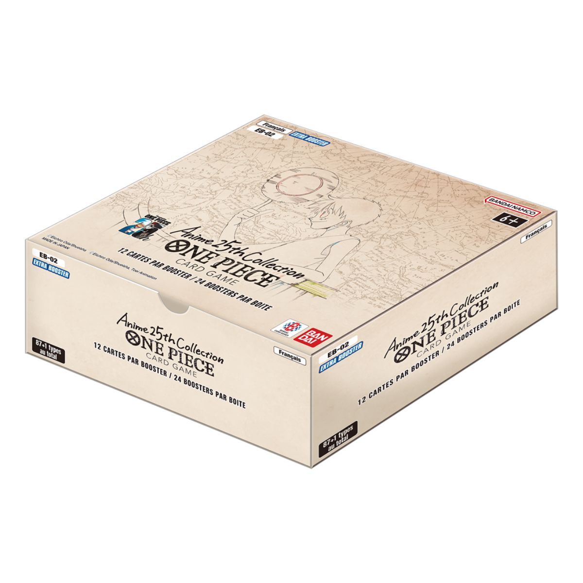 One Piece CG – EB02 – Anime 25. Kollektion – Box mit 24 Boostern – FR