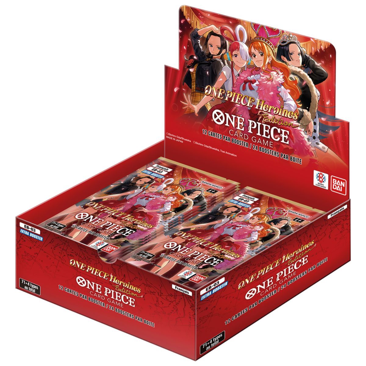 One Piece CG – EB03 – Heldinnen-Edition – Box mit 24 Boostern – FR