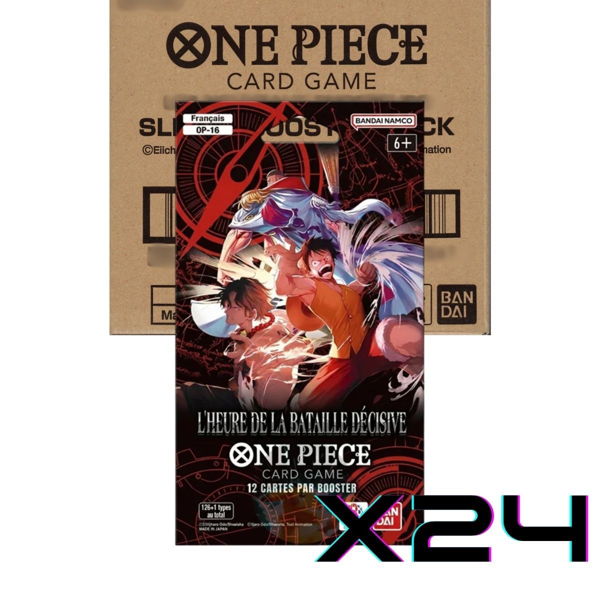 Item One Piece CG - DIE ZEIT DER ENTSCHEIDENDEN SCHLACHT - FR - Präsentation von 24 Blister-Boostern - [OP-16]