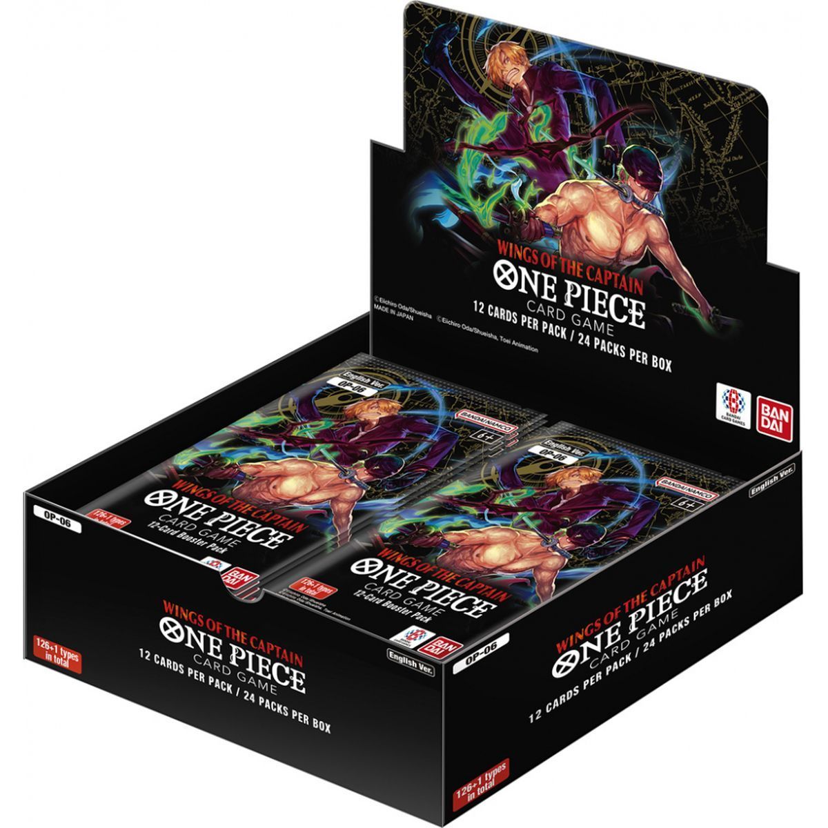 One Piece CG – Set mit 2 Boxen mit 24 Boostern – 1 OP06 und 1 OP07 – DE