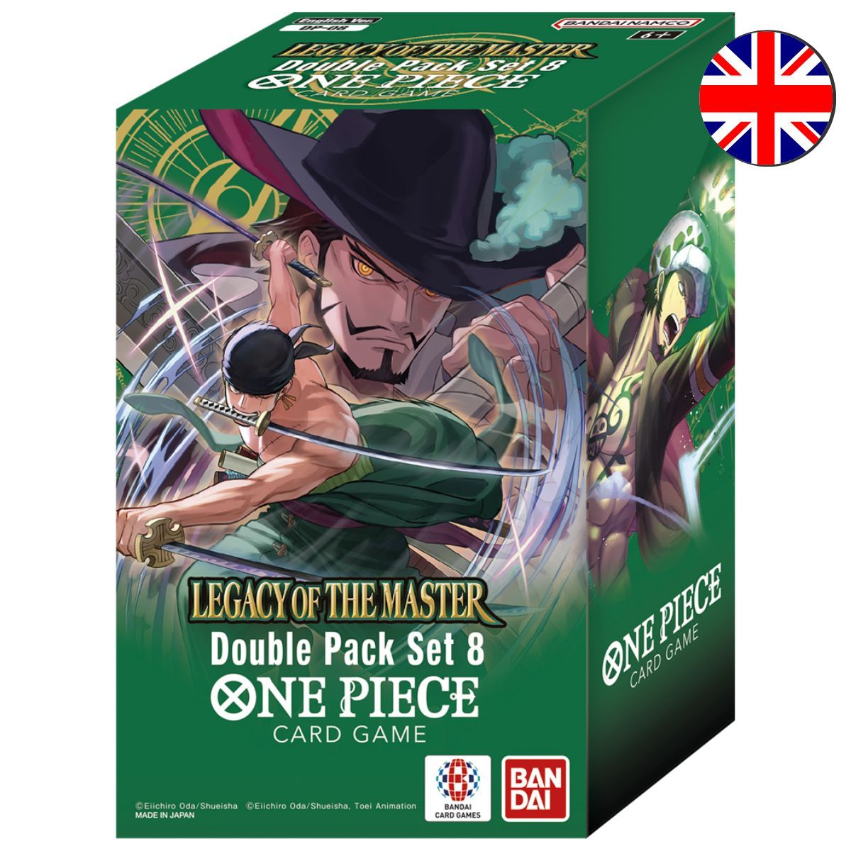 One Piece CG – OP-12 – Vermächtnis des Meisters – Doppelpack DP-08 – EN