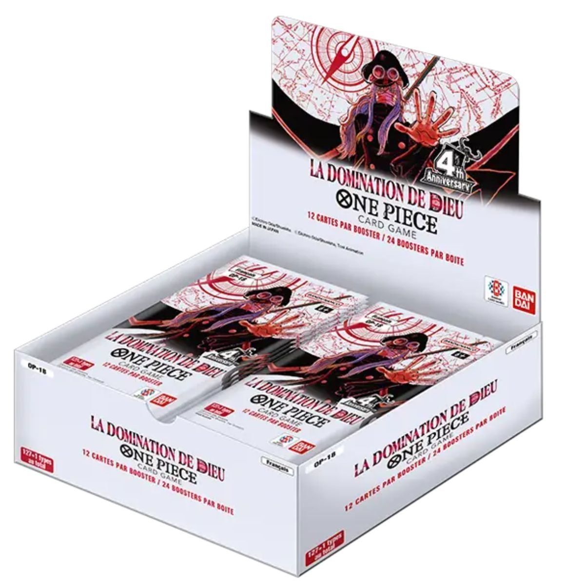 One Piece CG - [OP-18] - Gottes Herrschaft - FR - Anzeige von 24 Boostern