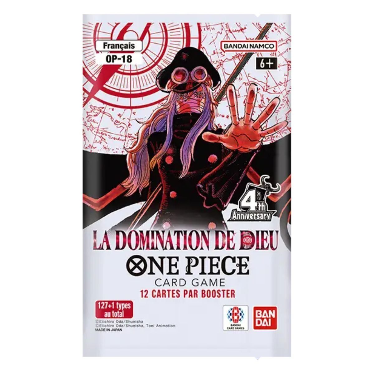 One Piece CG - [OP-18] - Gottes Herrschaft - FR - Anzeige von 24 Boostern